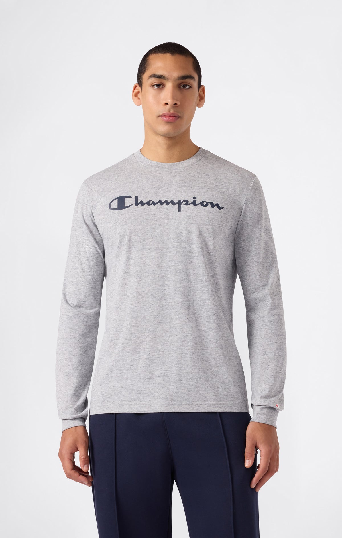 Men’s Long Sleeve T-Shirt Script Logo