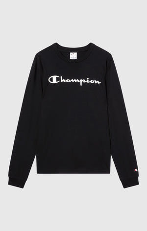 T-shirt Manches Longues pour Homme avec Logo Script