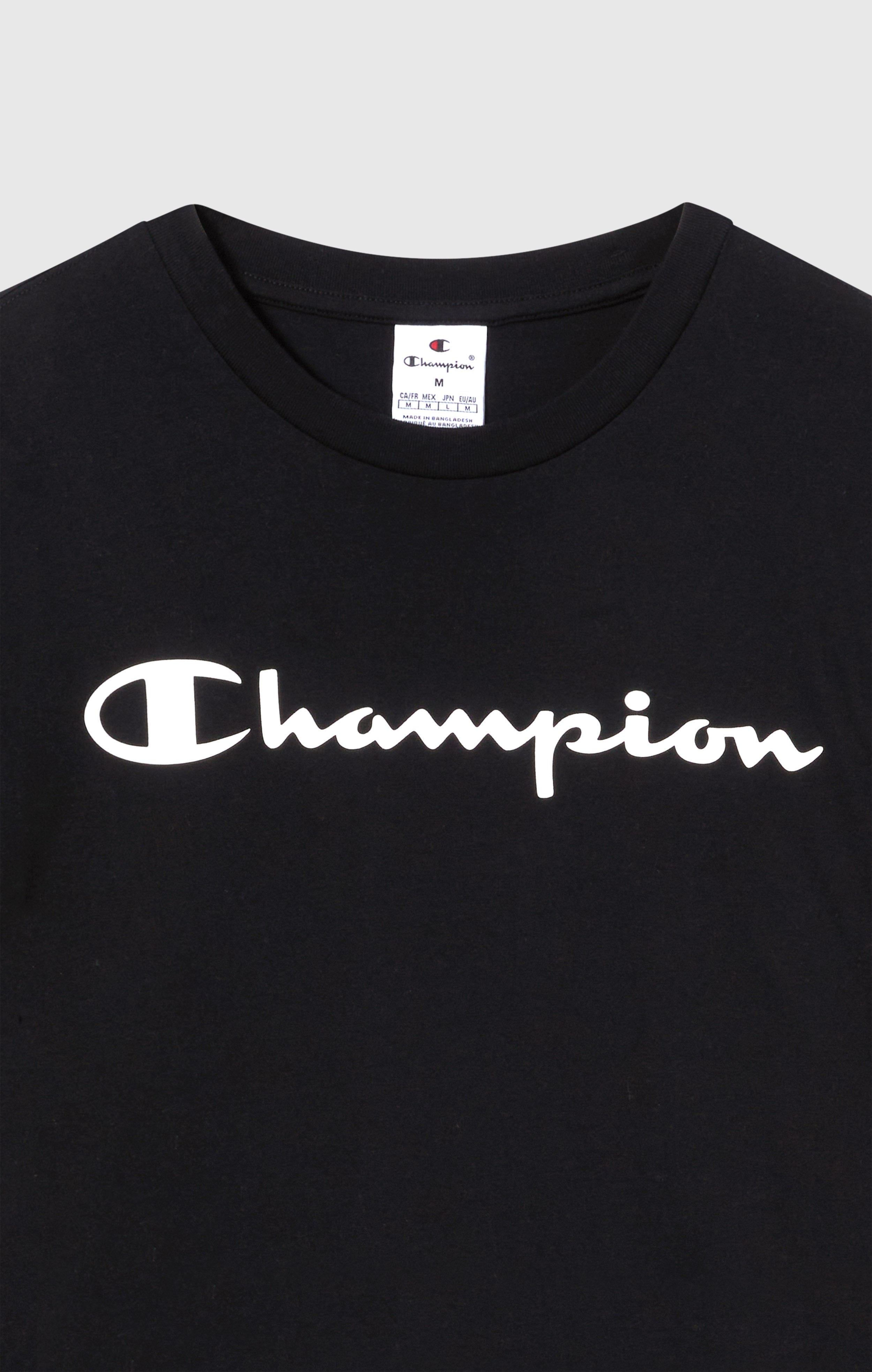 Camiseta de Manga Larga para Hombre con Logo Script