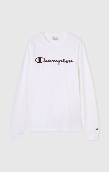 Men’s Long Sleeve T-Shirt Script Logo