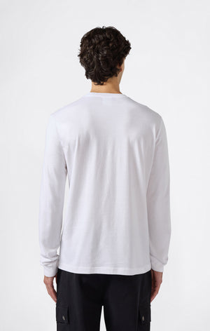 Langarm-T-Shirt für Herren mit Script-Logo