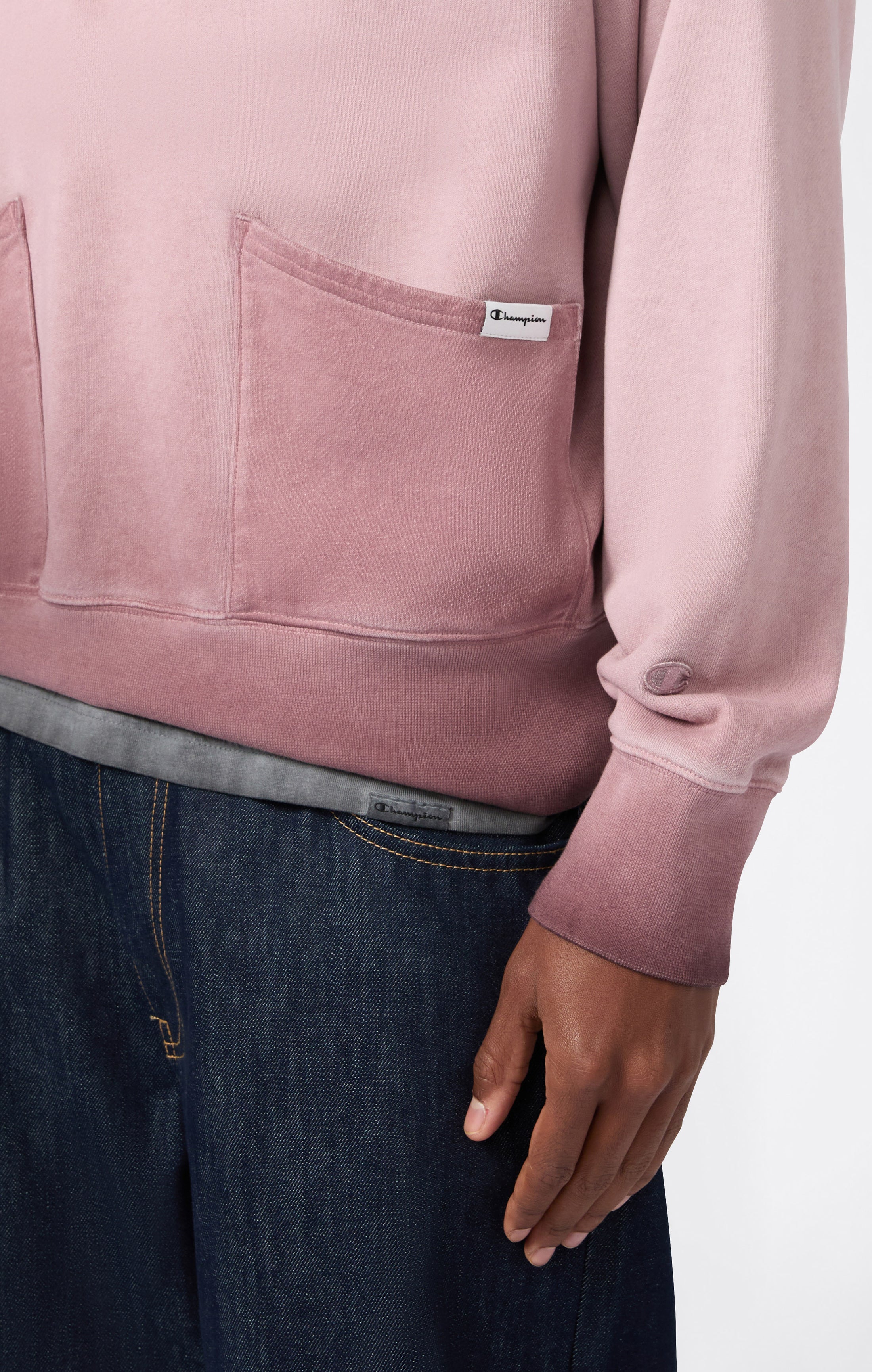 Sweat Homme Polo Demi-Zip Col Haut Poids Lourd Time Capsule