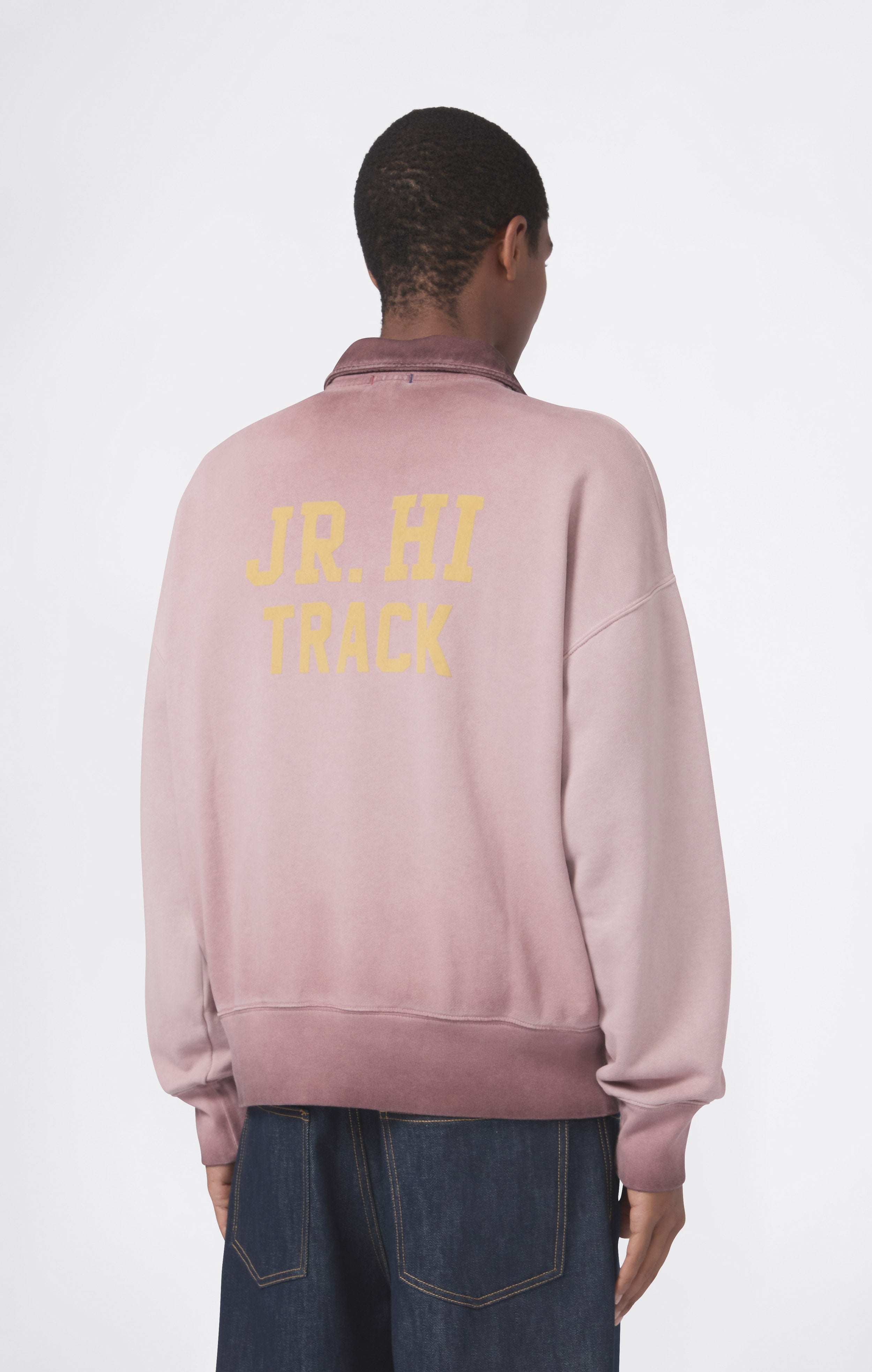 Sweat Homme Polo Demi-Zip Col Haut Poids Lourd Time Capsule