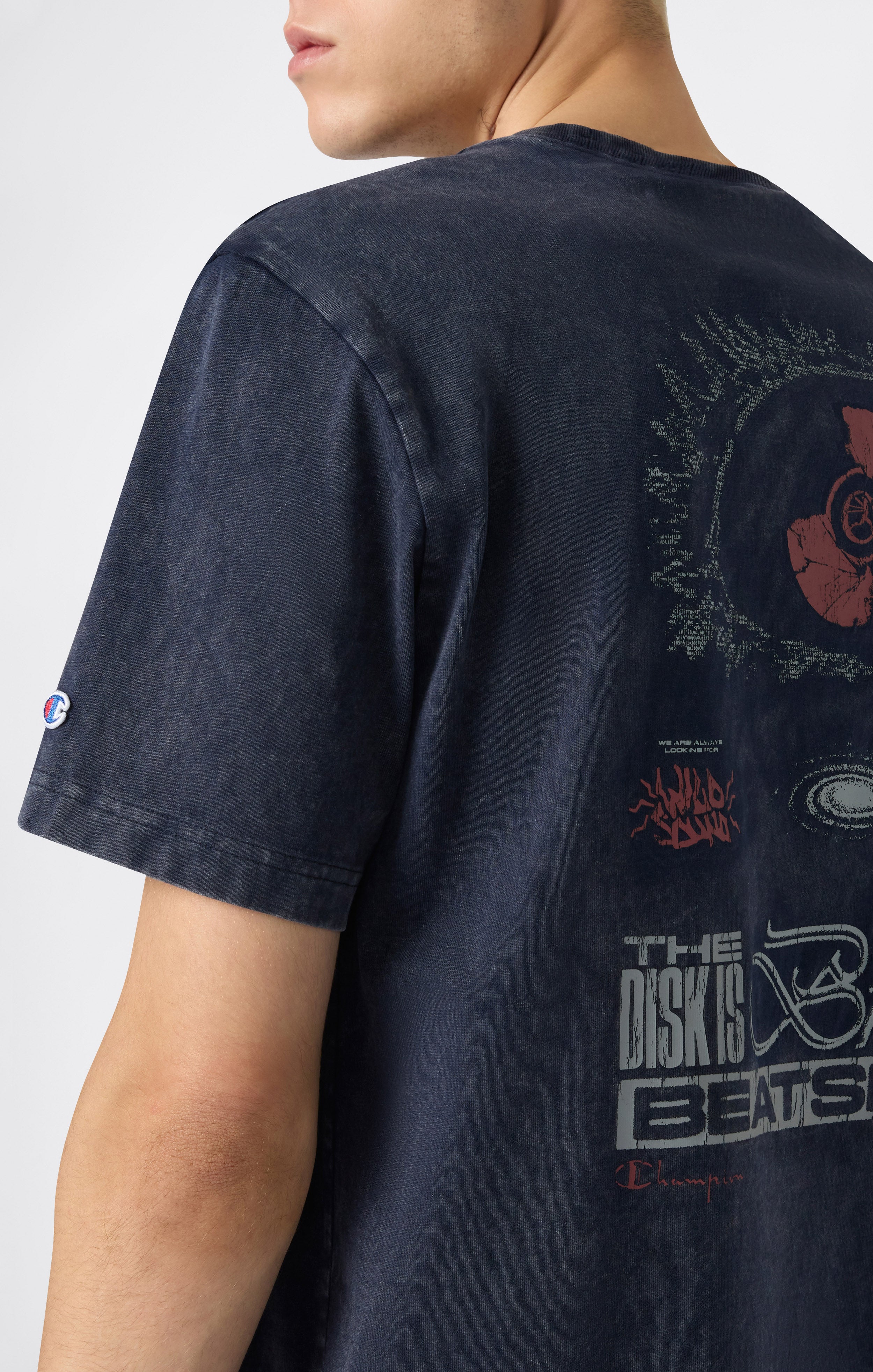 Grafik-T-Shirt REVERSE WEAVE für Herren