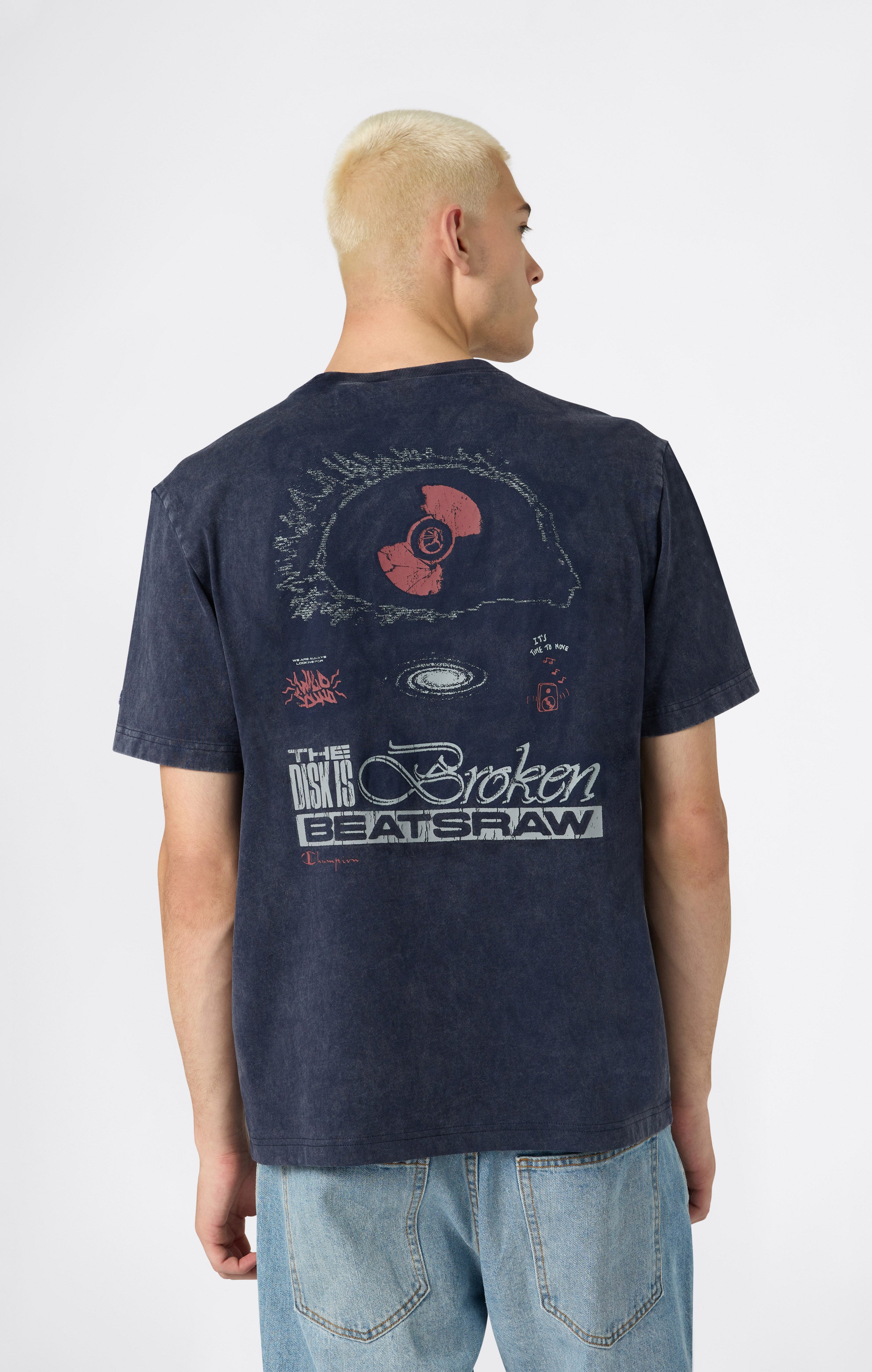 Grafik-T-Shirt REVERSE WEAVE für Herren