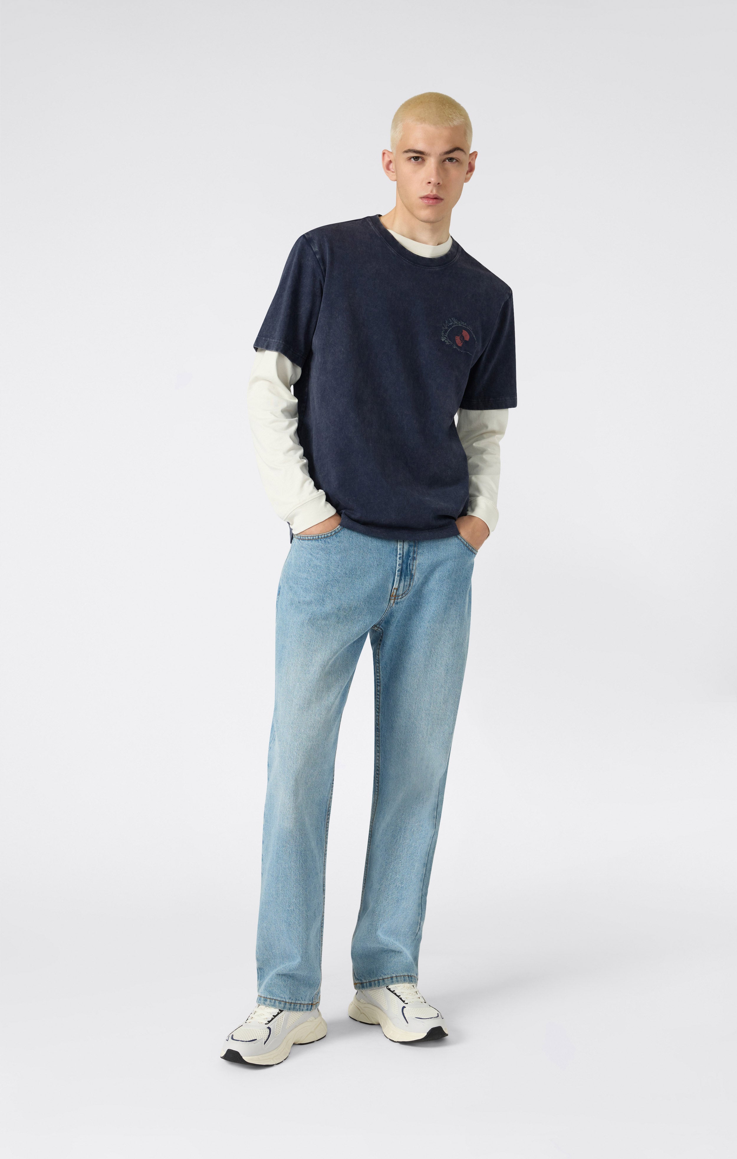 Grafik-T-Shirt REVERSE WEAVE für Herren