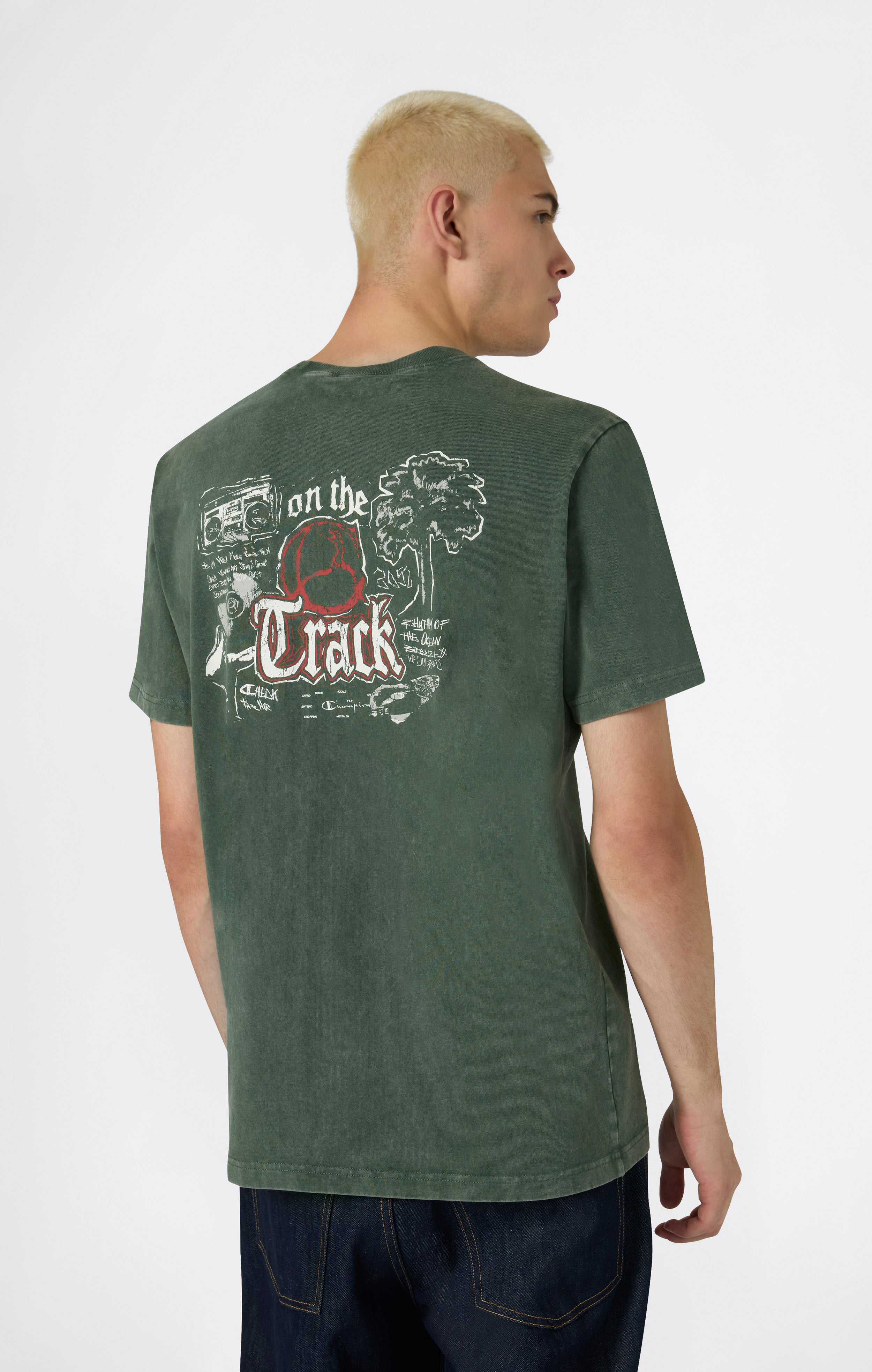 Grafik-T-Shirt REVERSE WEAVE für Herren