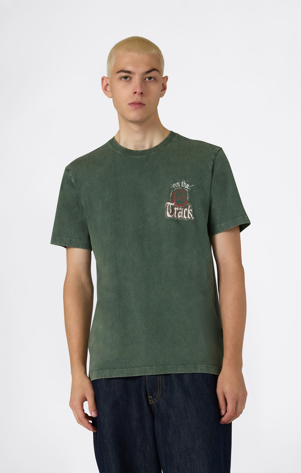T-shirt con Grafica da Uomo REVERSE WEAVE