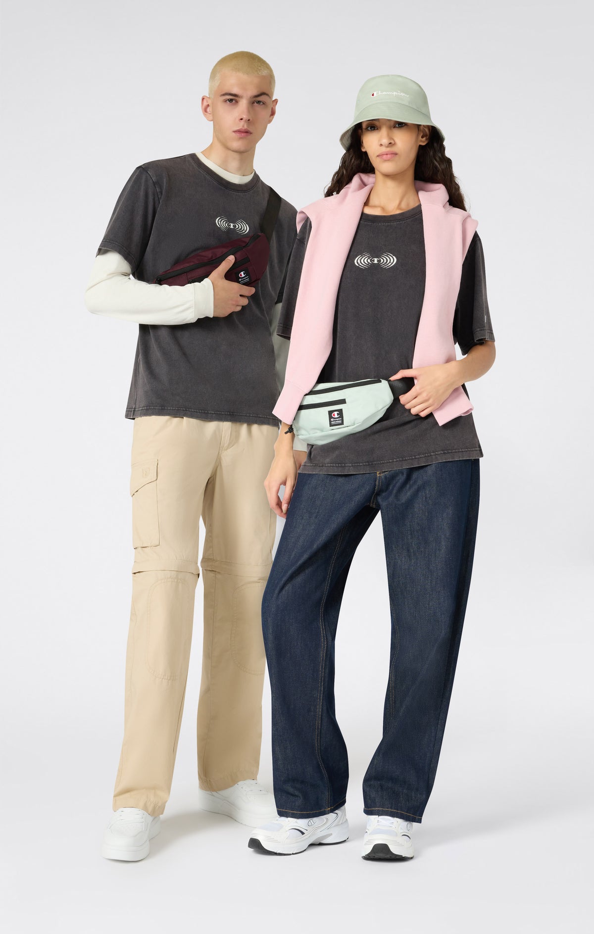 T-shirt con Grafica da Uomo REVERSE WEAVE