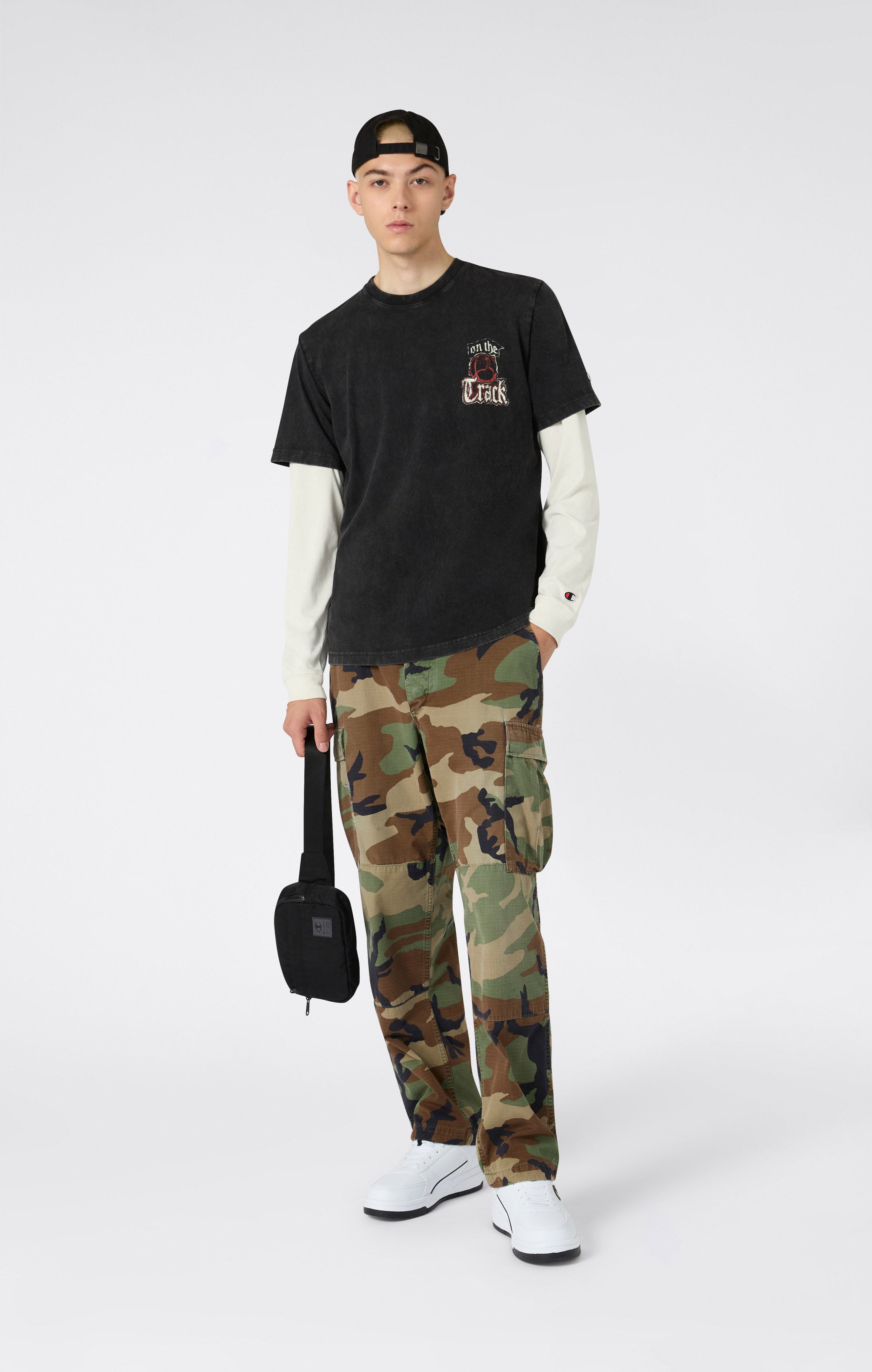 Grafik-T-Shirt REVERSE WEAVE für Herren