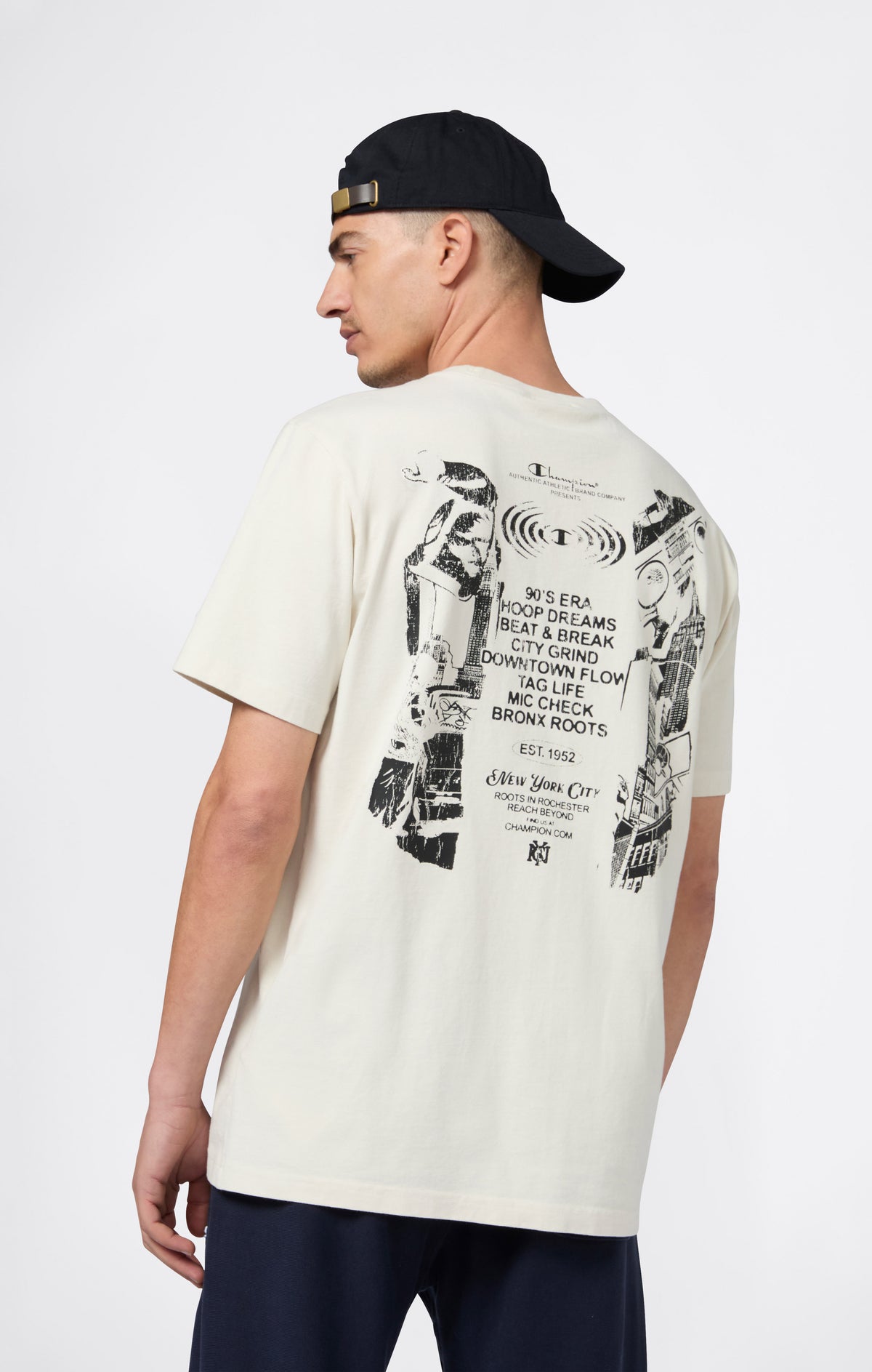 T-shirt con Grafica da Uomo REVERSE WEAVE