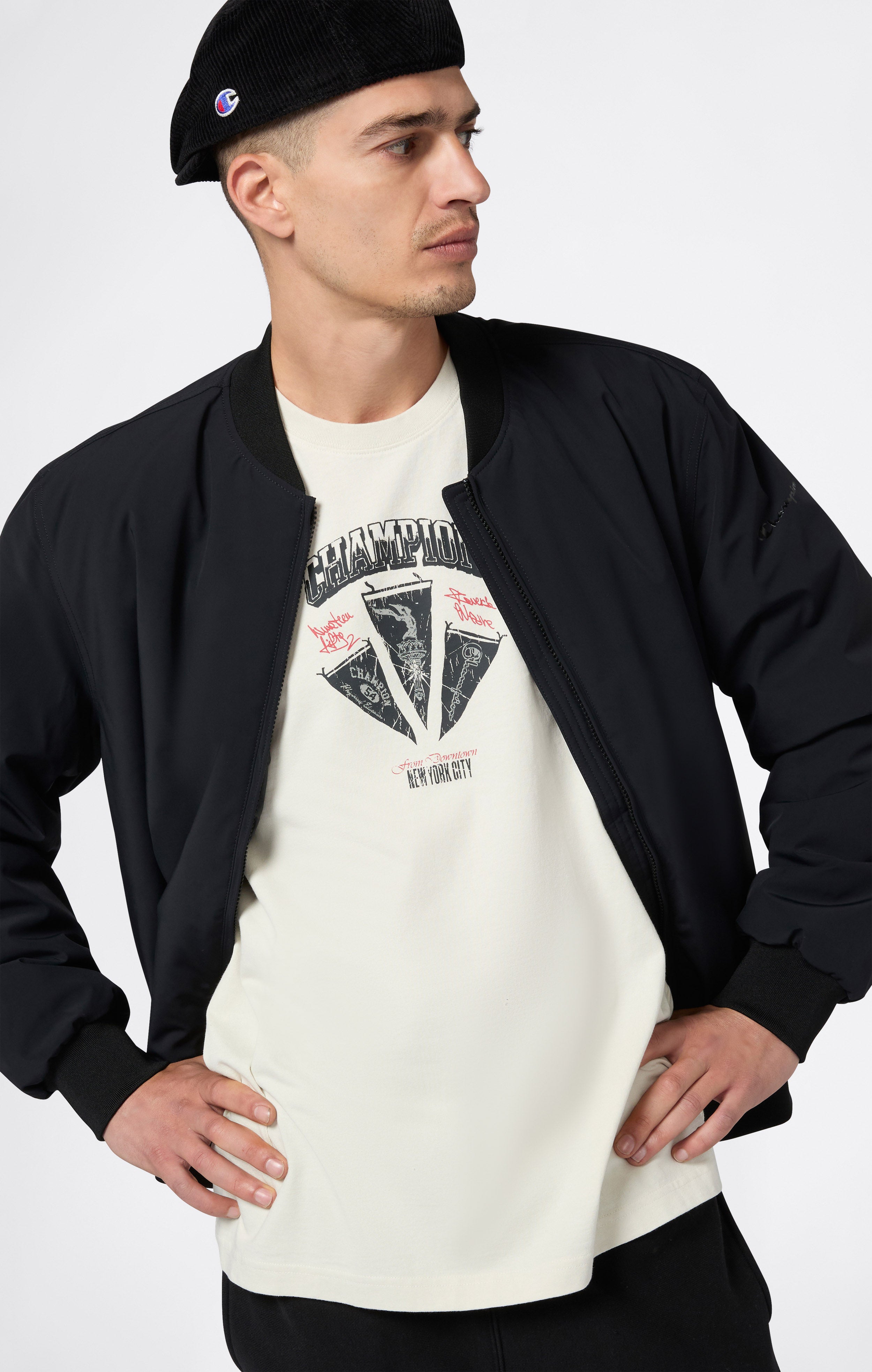 T-shirt con Grafica da Uomo REVERSE WEAVE