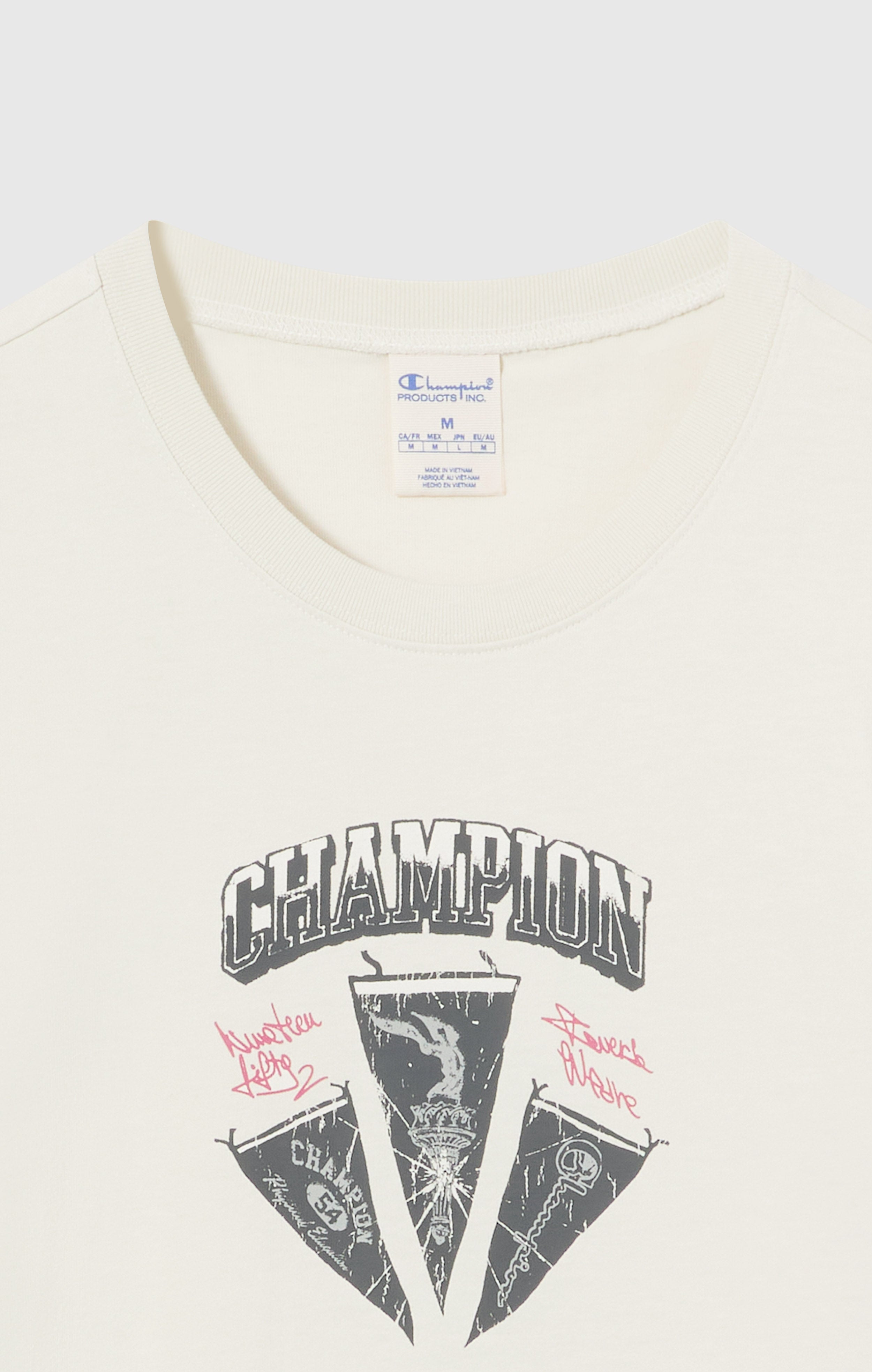 T-shirt con Grafica da Uomo REVERSE WEAVE