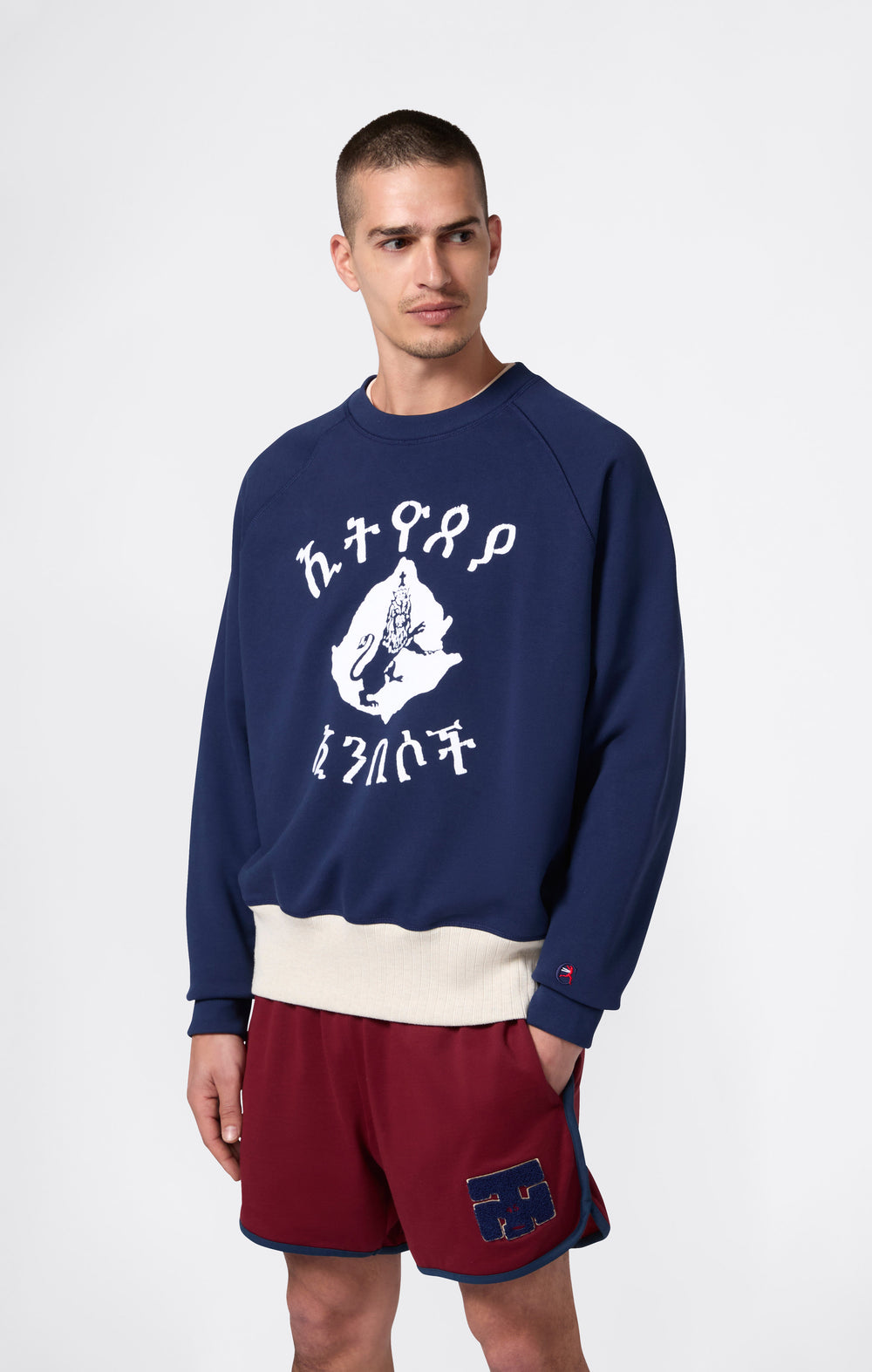 Herren Sweatshirt Aus Schwerem Terry Index & Archives Island Trees