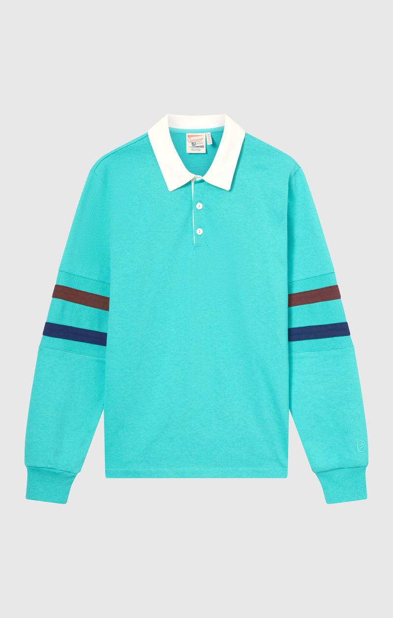 Herren-Poloshirt mit Langarm Index & Archives Island Trees