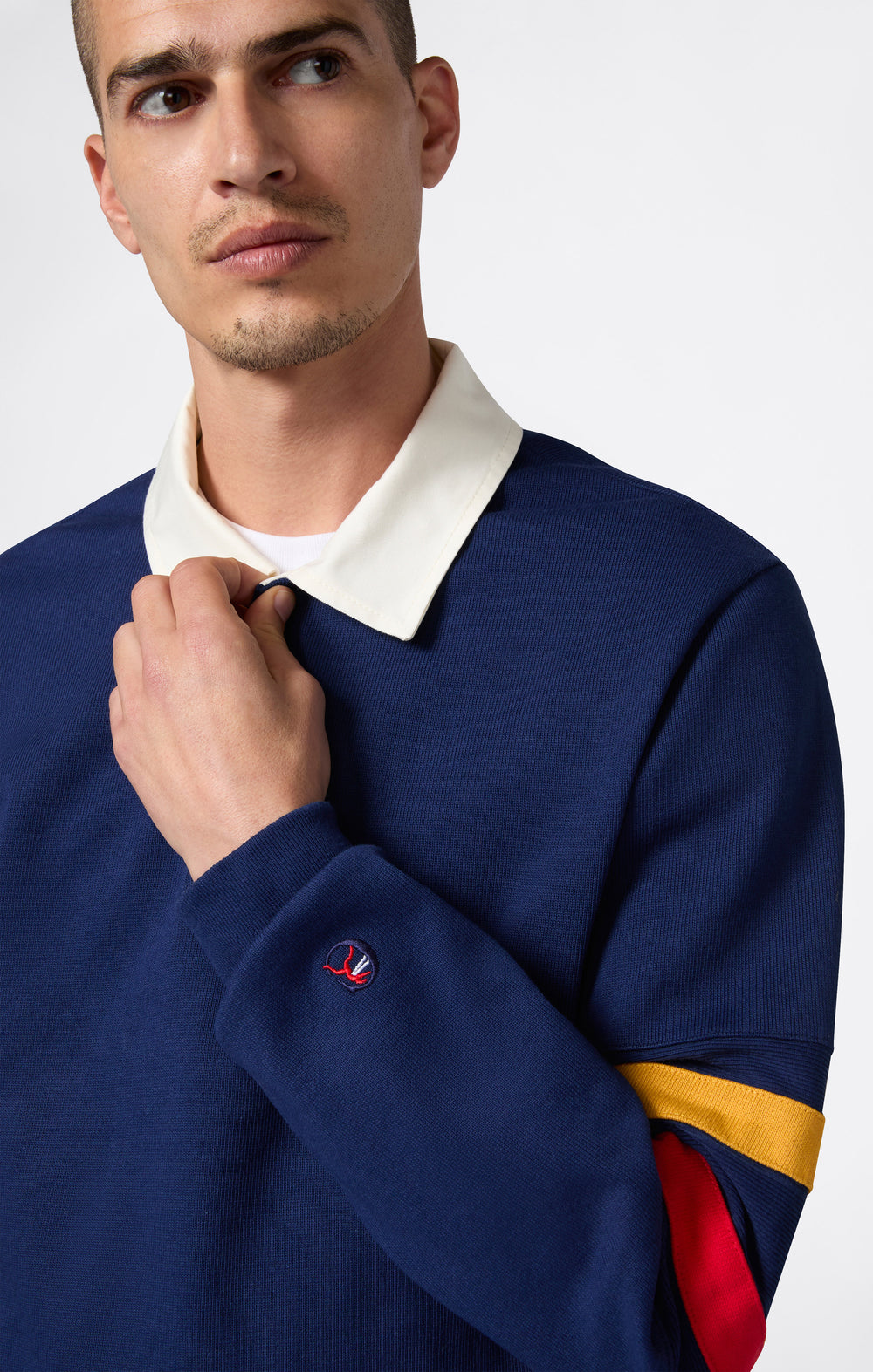 Herren-Poloshirt mit Langarm Index & Archives Island Trees
