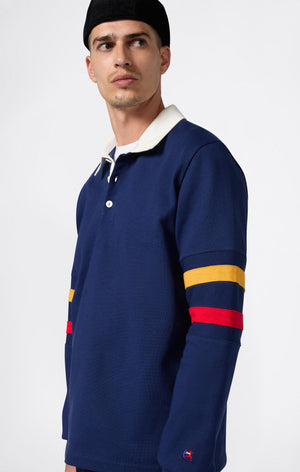 Herren-Poloshirt mit Langarm Index & Archives Island Trees