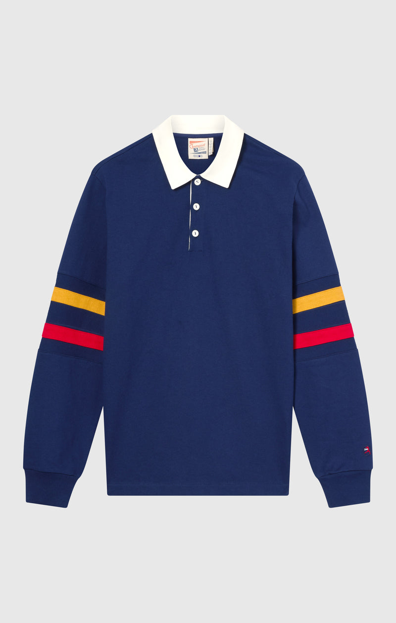 Herren-Poloshirt mit Langarm Index & Archives Island Trees