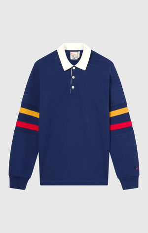 Herren-Poloshirt mit Langarm Index & Archives Island Trees
