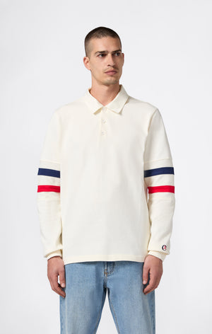 Herren-Poloshirt mit Langarm Index & Archives Island Trees