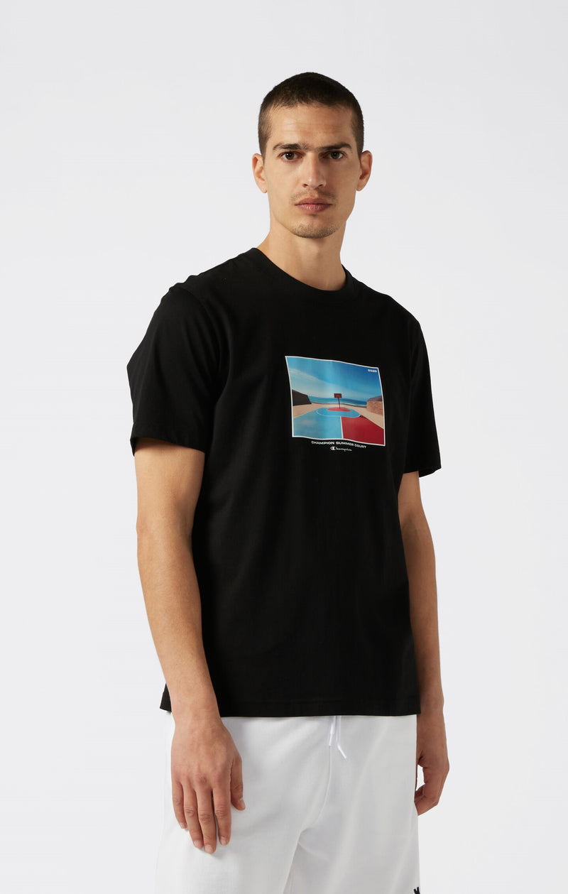 T-Shirt C-Table für Herren mit Printmotiv hinten