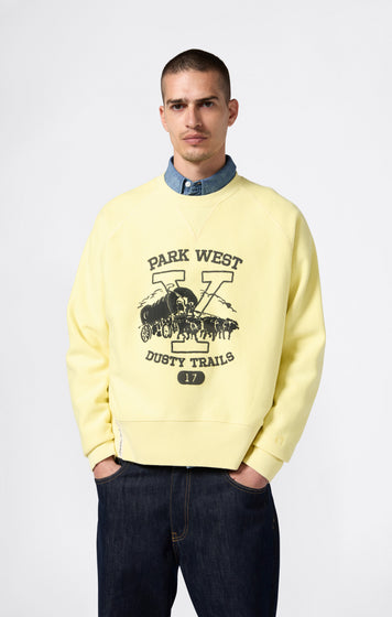Sweatshirt Homme Avec Intérieur Gratté Reverse Weave Index & Archives Sunset