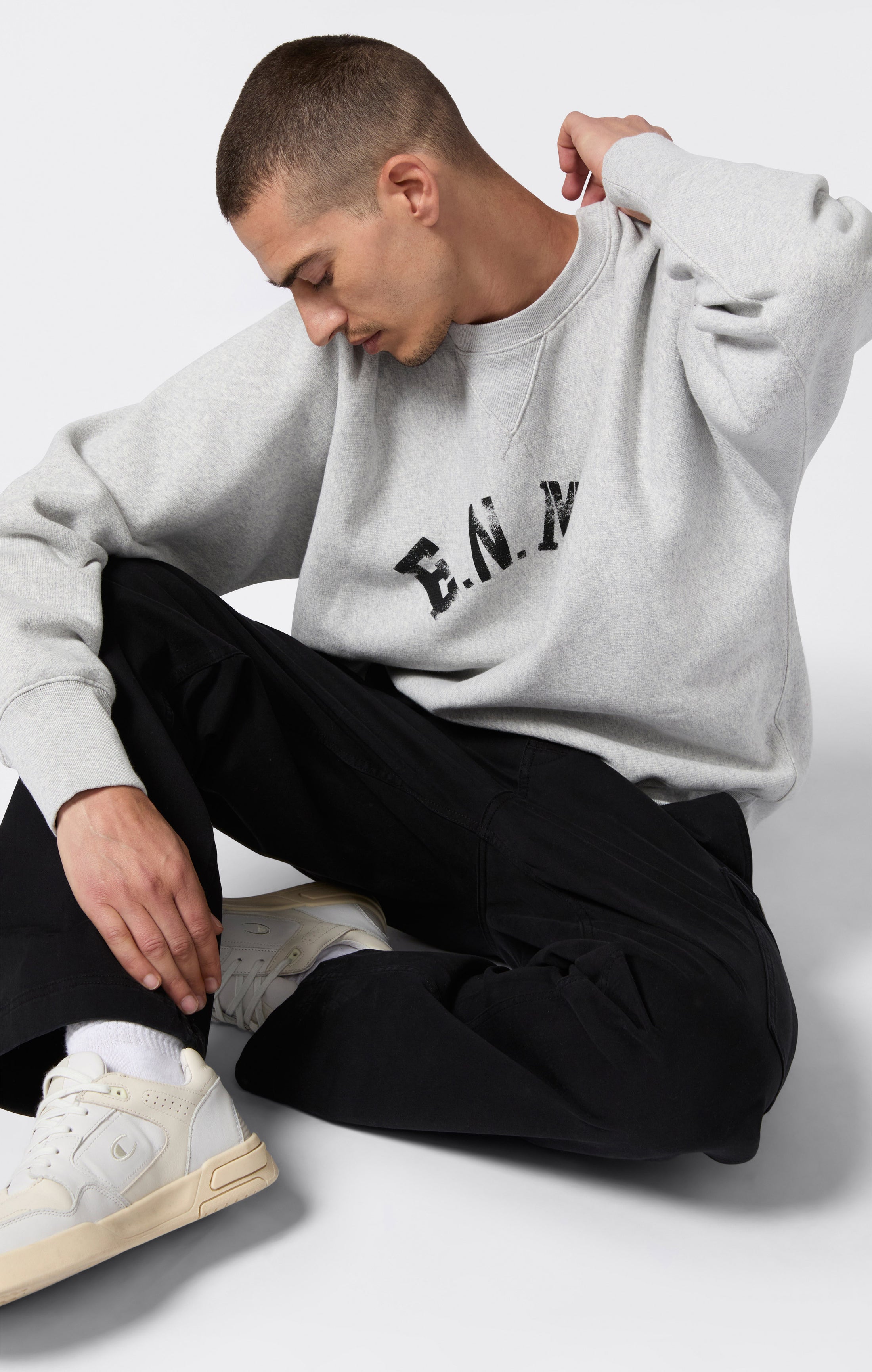 Men’s Fleece Sweatshirt Reverse Weave Index & Archives Sunset