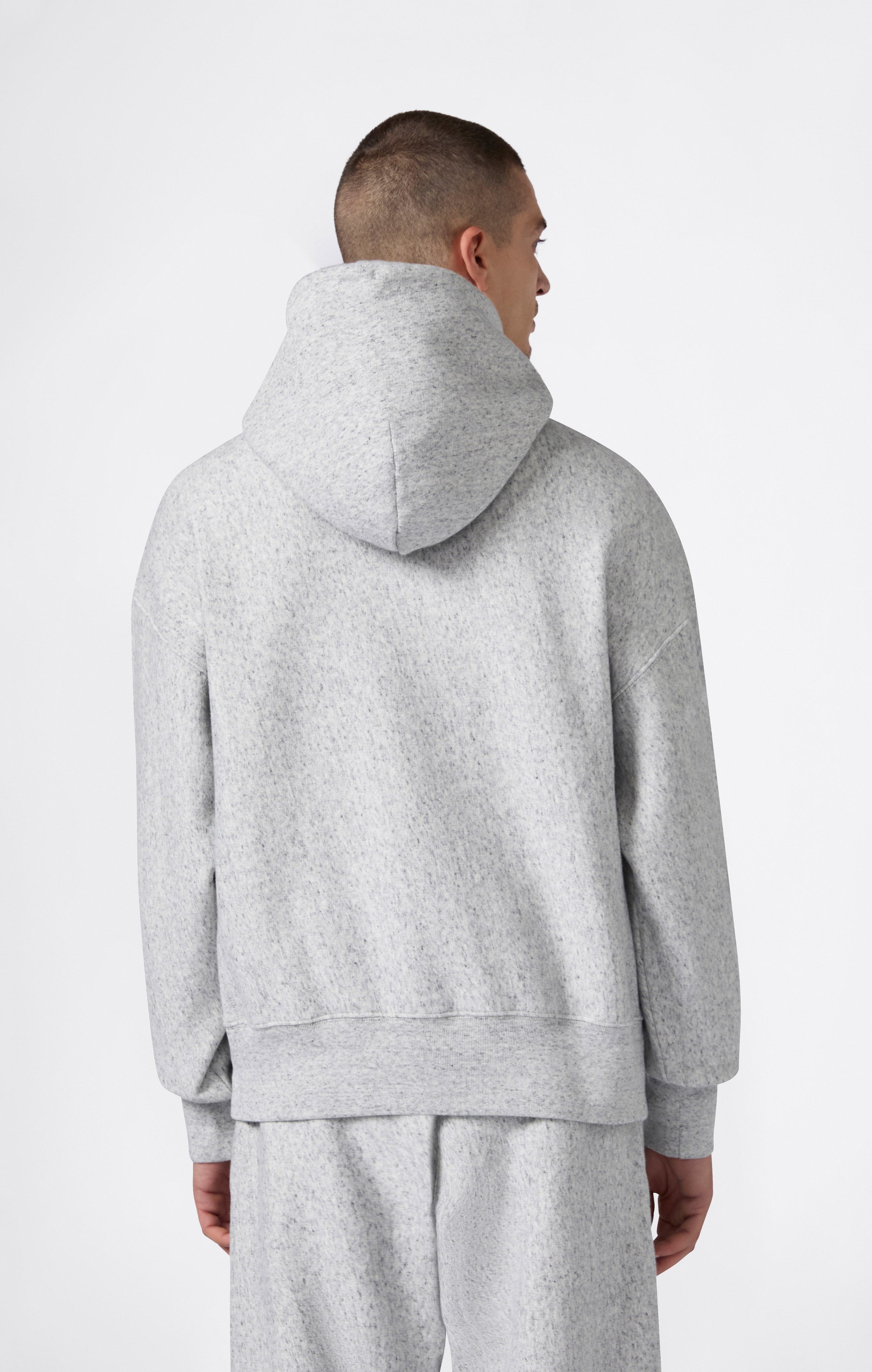 Sweat à Capuche pour Homme avec Intérieur Gratté Reverse Weave Index & Archives Lighthouse