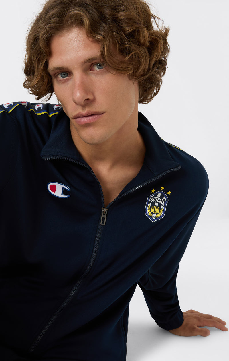 Herren Sweatshirt mit durchgehendem Reißverschluss Sport Heritage