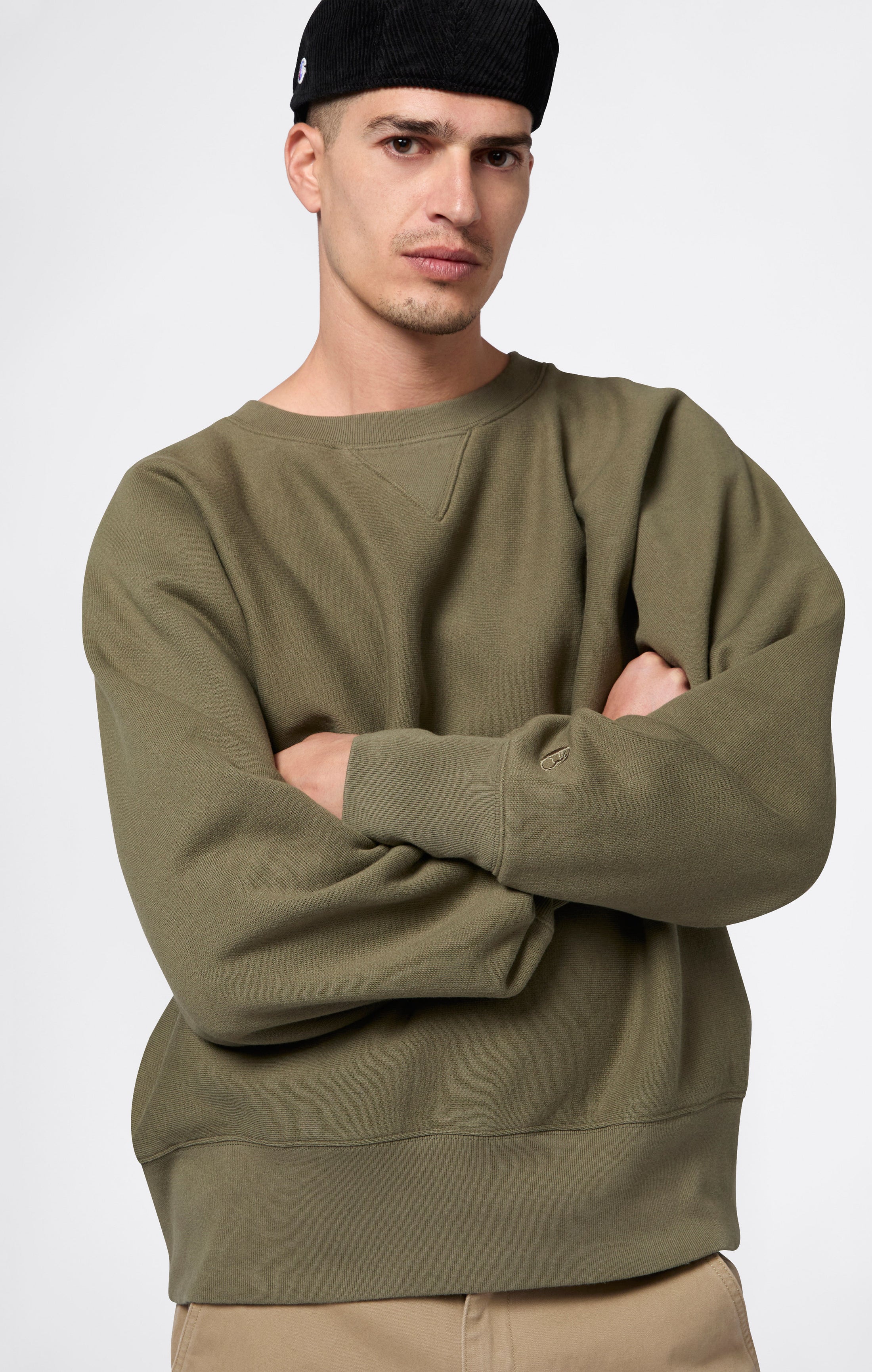 Men’s Sweatshirt in Reverse Weave Index & Archives Lighthouse