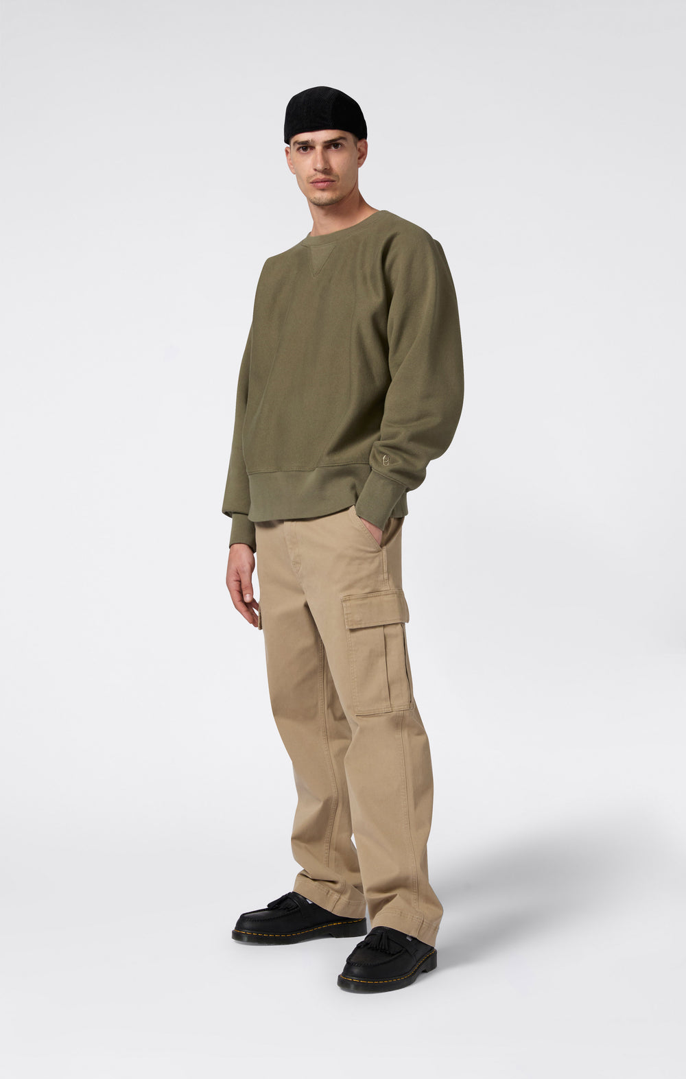 Men’s Sweatshirt in Reverse Weave Index & Archives Lighthouse