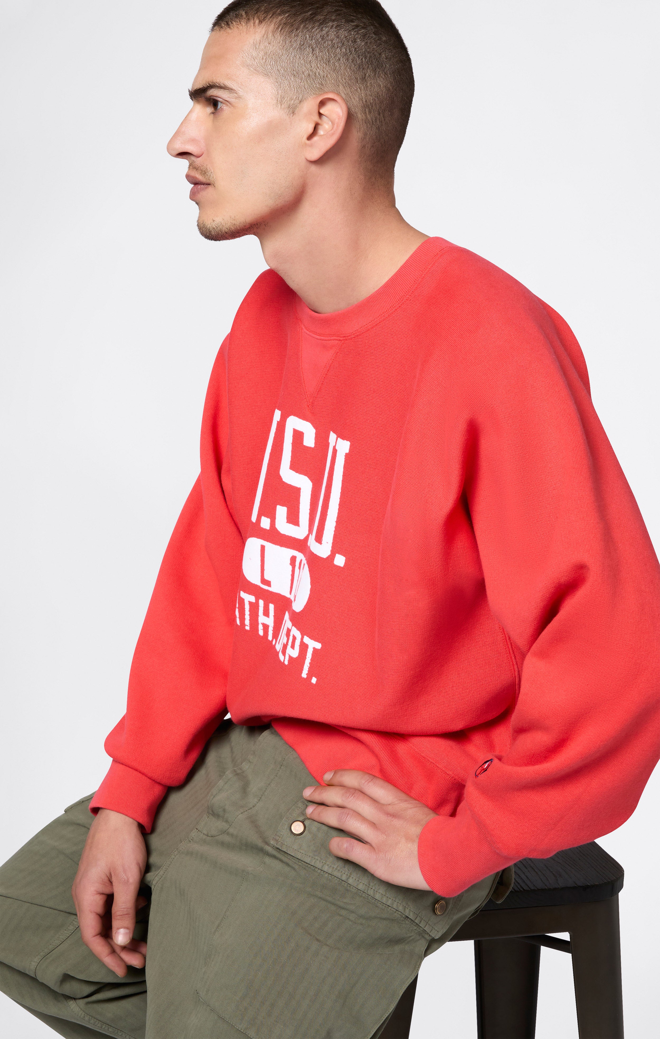 Felpa da Uomo in Reverse Weave Index & Archives Lighthouse