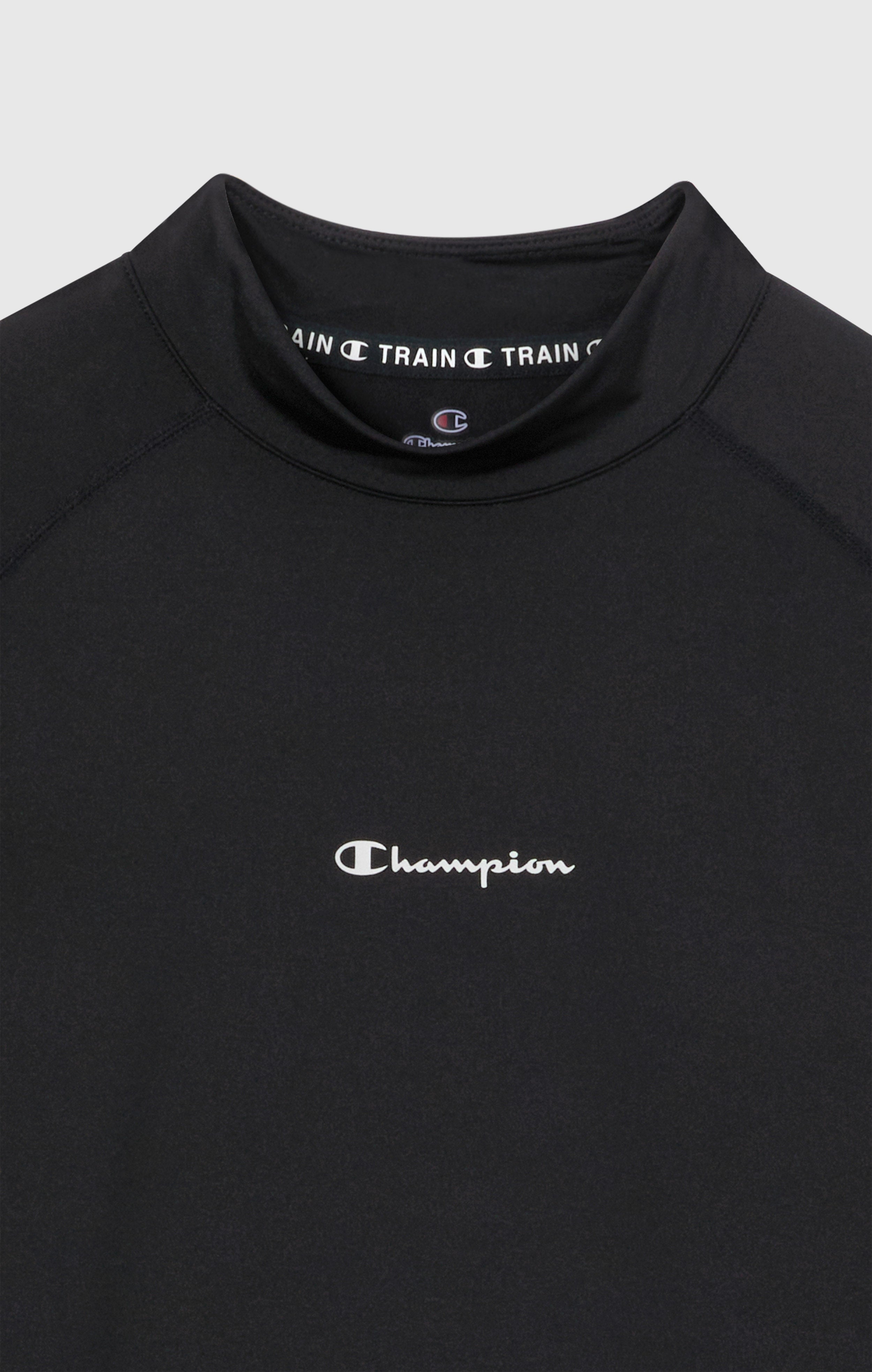 Men’s Quick Dry Mock Neck Long Sleeve T-Shirt