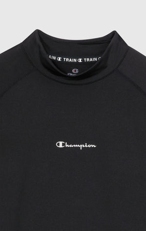 Men’s Quick Dry Mock Neck Long Sleeve T-Shirt