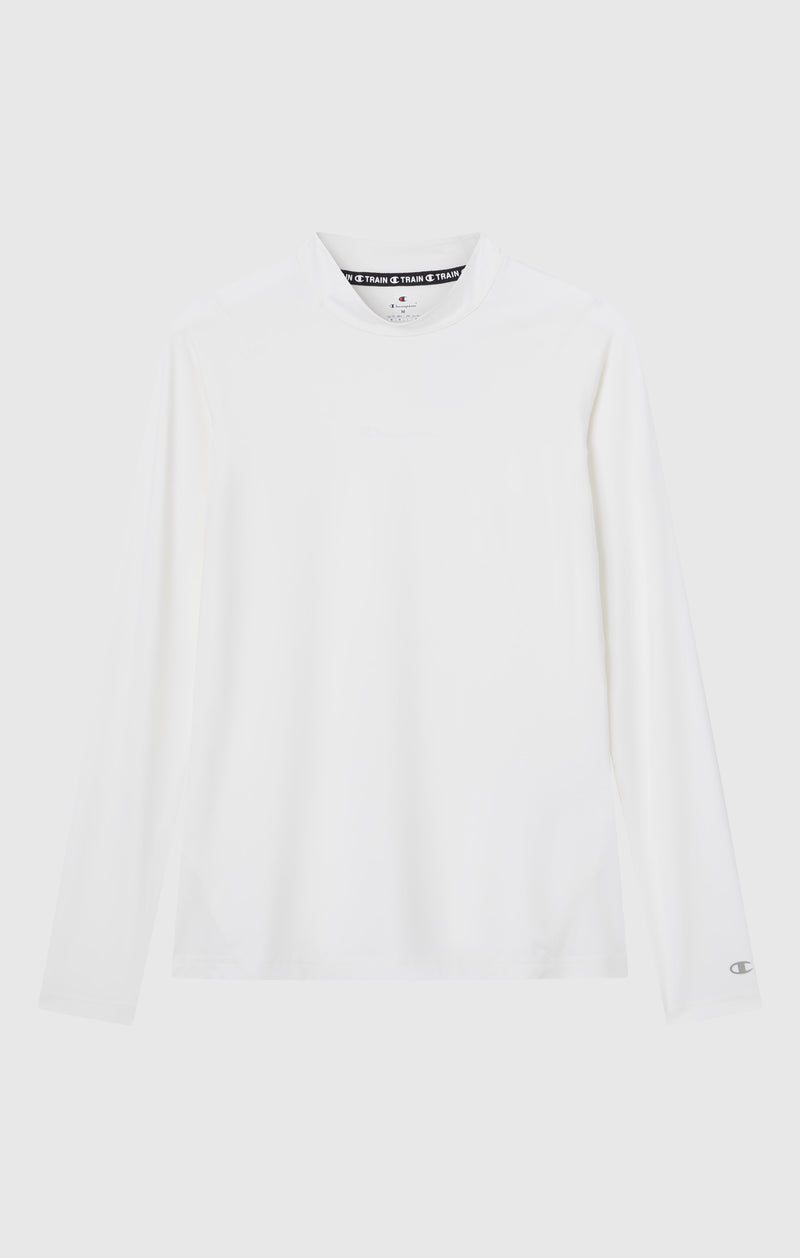 Men’s Quick Dry Mock Neck Long Sleeve T-Shirt