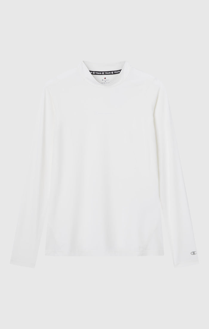 Men’s Quick Dry Mock Neck Long Sleeve T-Shirt