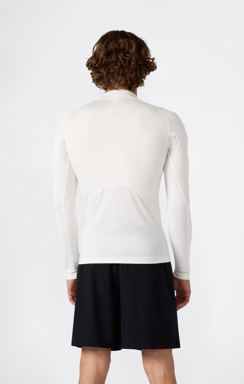Men’s Quick Dry Mock Neck Long Sleeve T-Shirt
