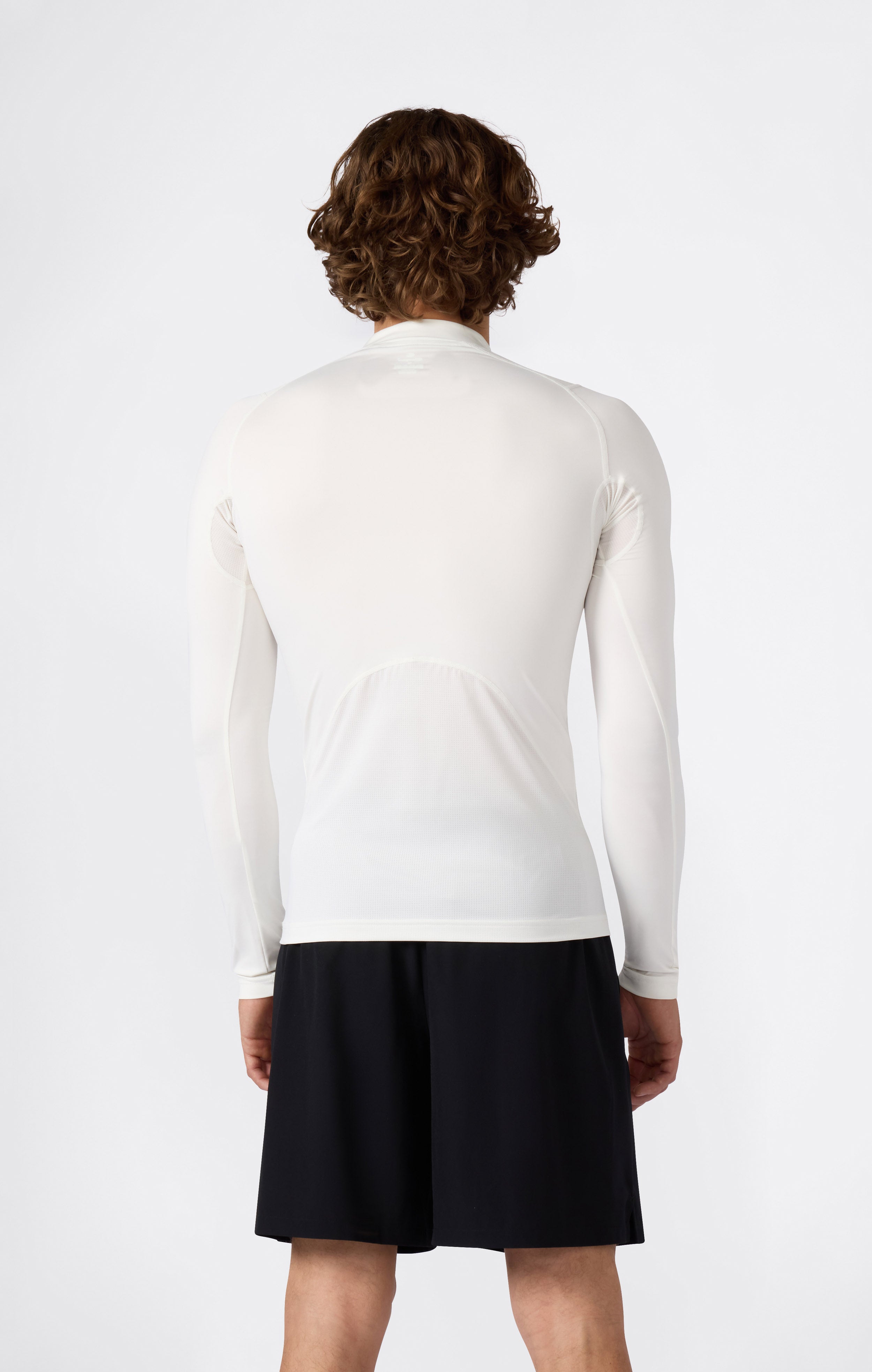 T-Shirt a Manica Lunga e Collo Alto da Uomo Quick Dry