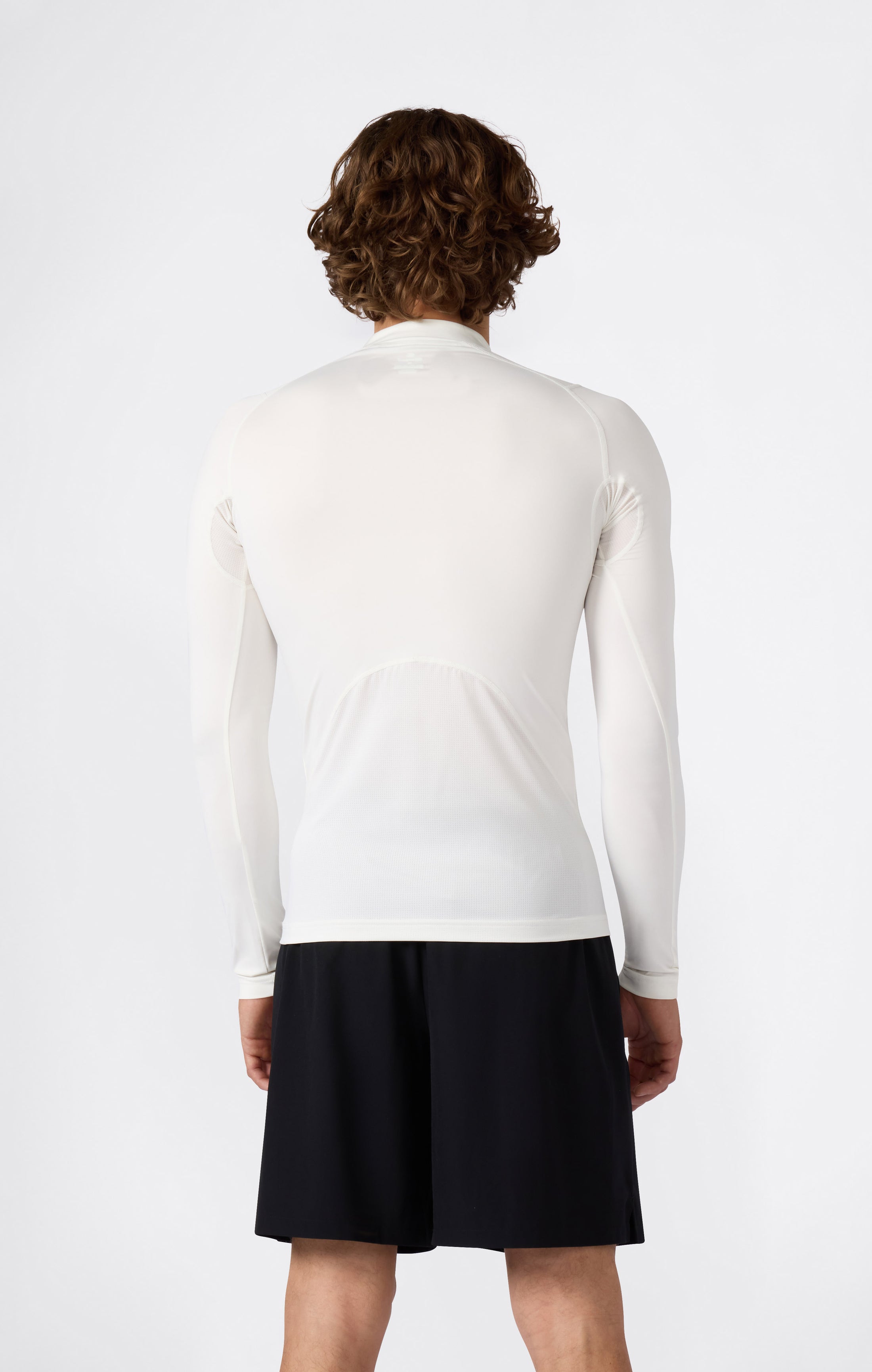Men’s Quick Dry Mock Neck Long Sleeve T-Shirt