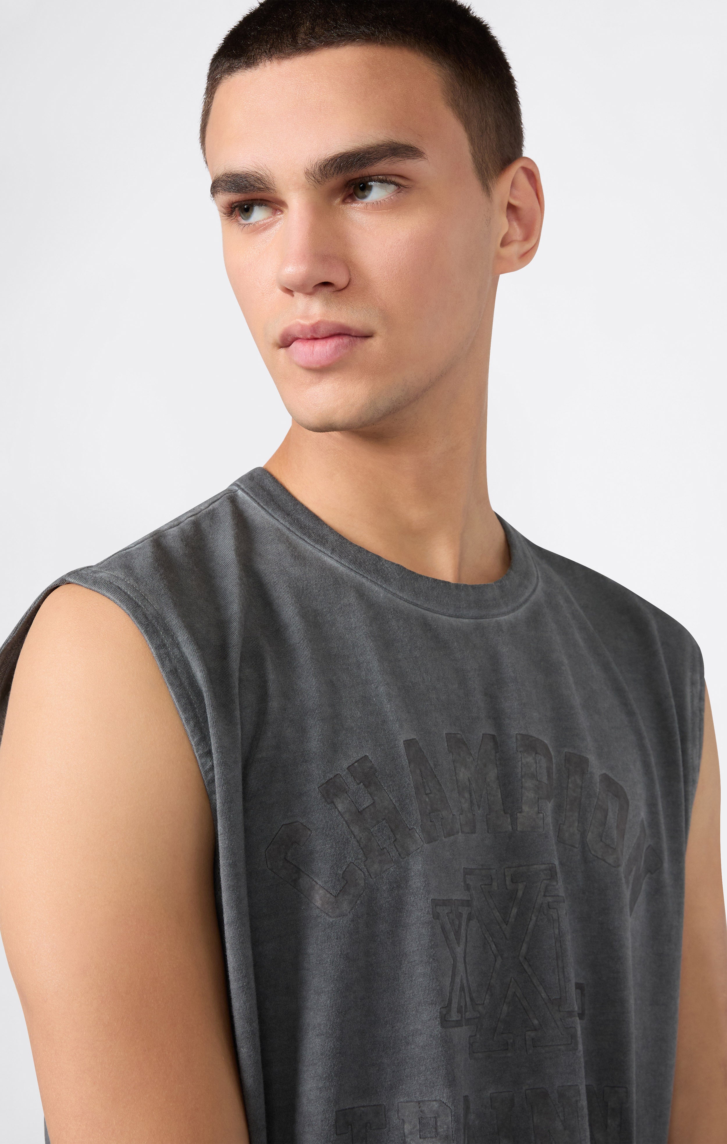 Men’s Graphic Muscle GYM Stretch Tank