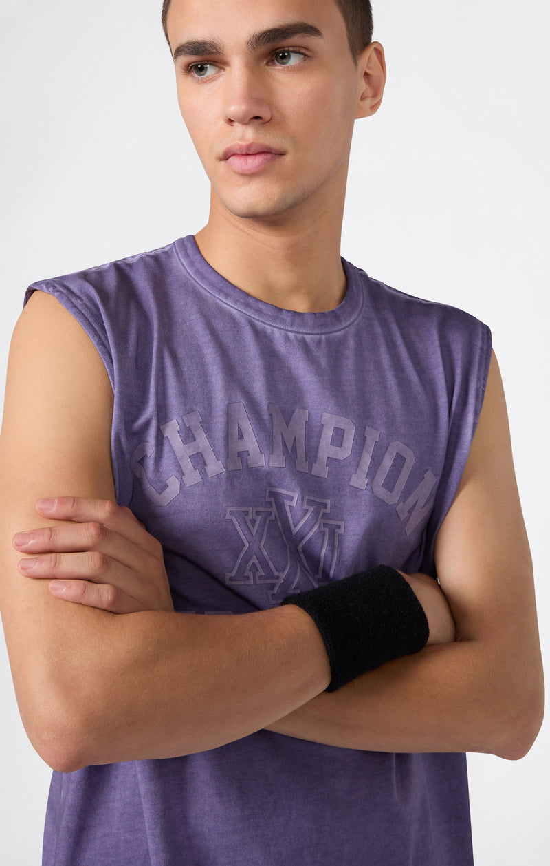 Canotta Uomo Graphic Muscle GYM Stretch