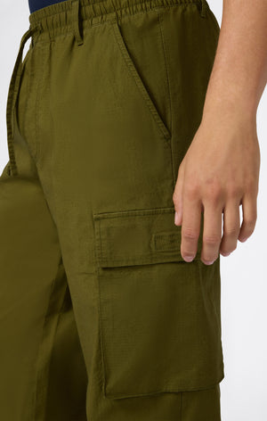 Pantaloni Cargo Uomo Tessuto Intrecciato Icons