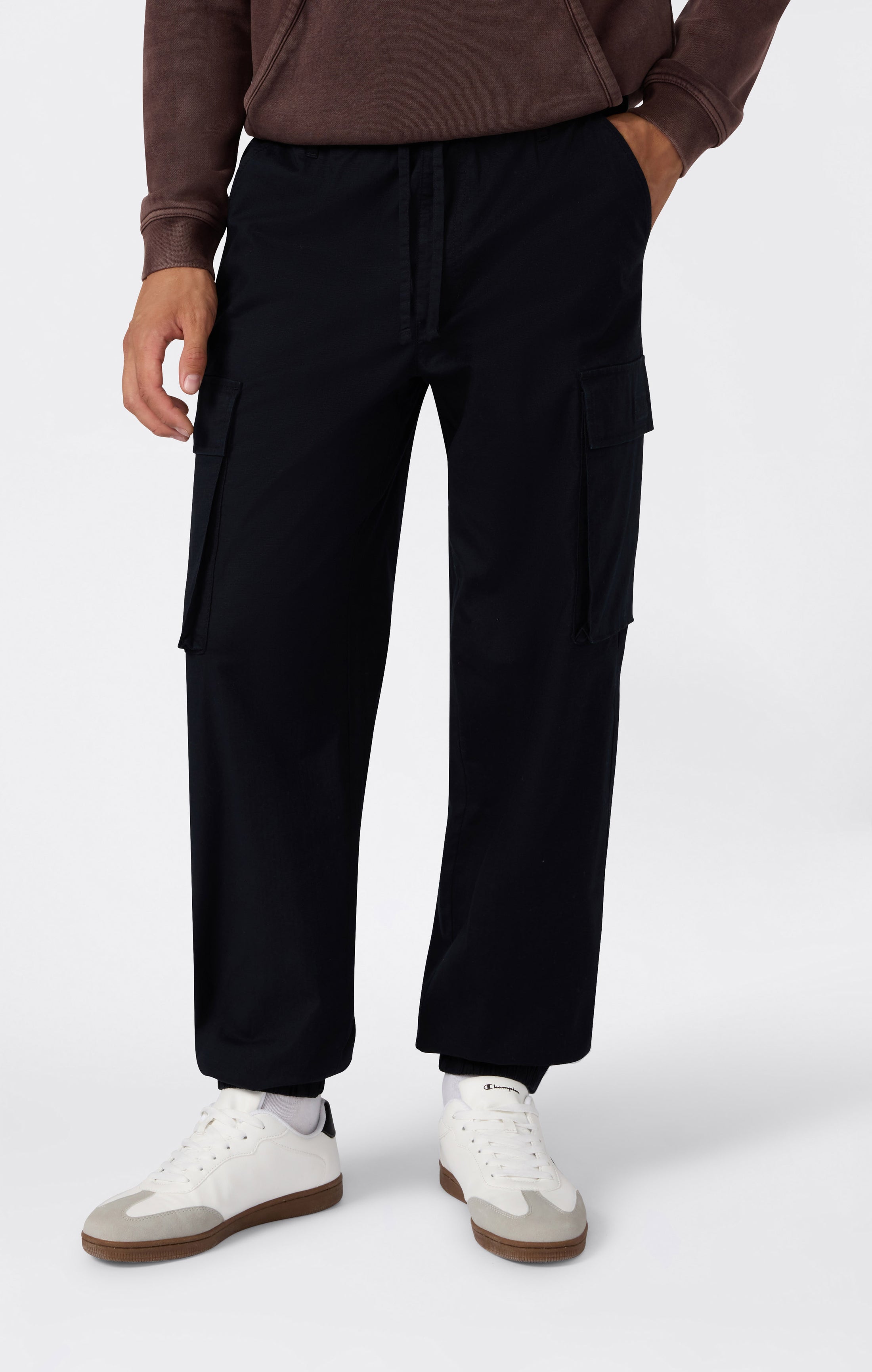 Pantaloni Cargo Uomo Tessuto Intrecciato Icons