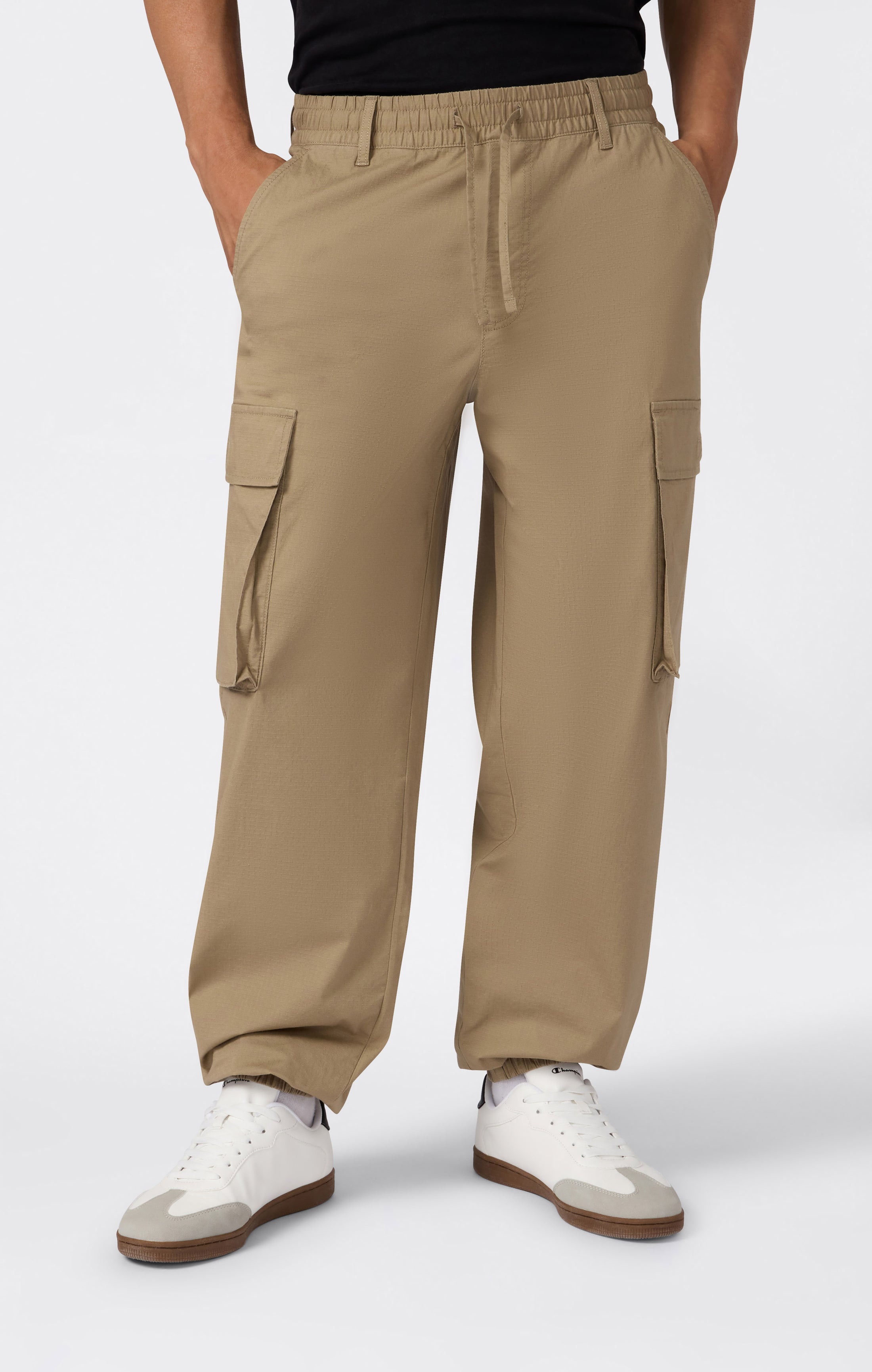 Pantaloni Cargo Uomo Tessuto Intrecciato Icons