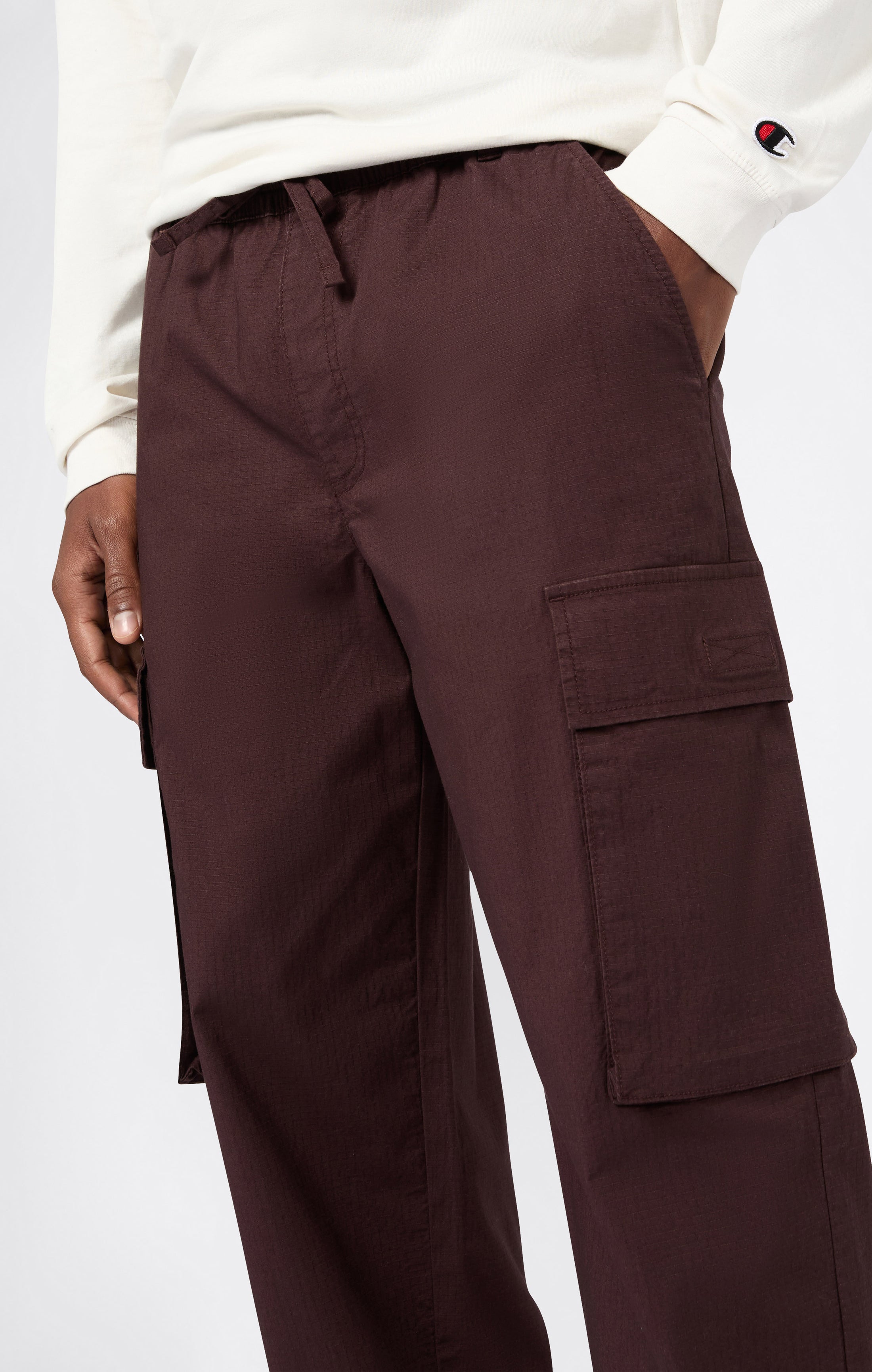 Pantaloni Cargo Uomo Tessuto Intrecciato Icons