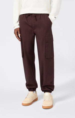 Pantaloni Cargo Uomo Tessuto Intrecciato Icons