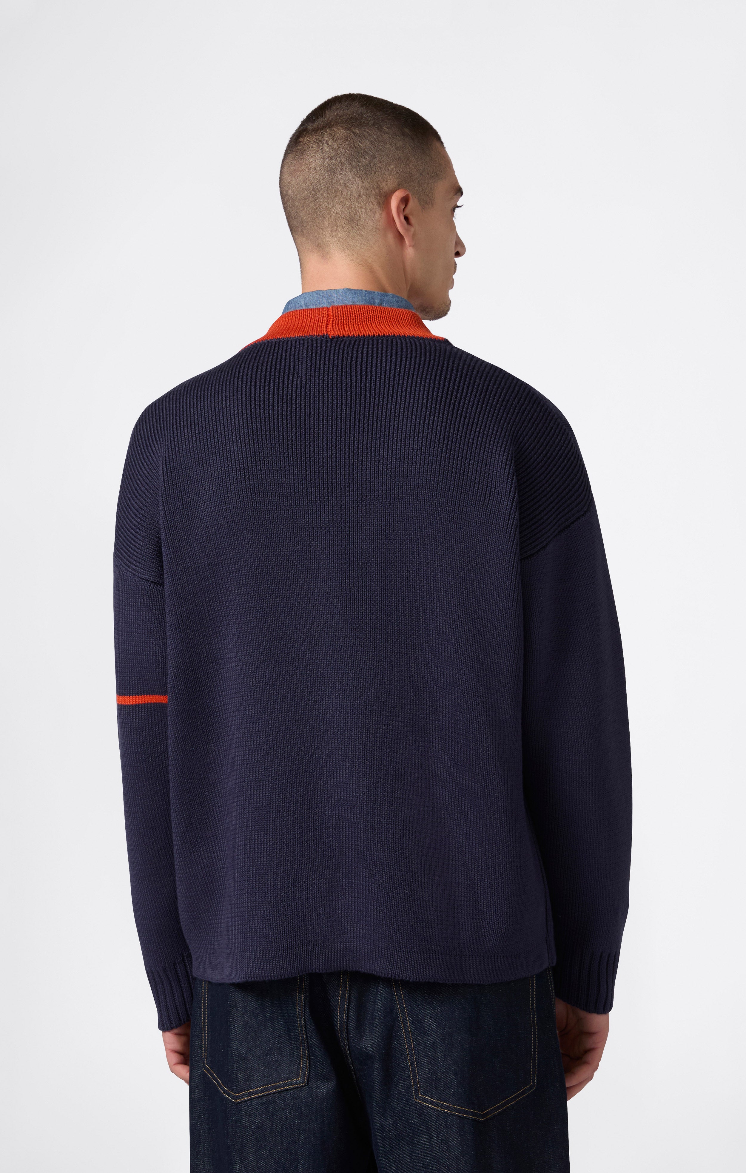 Cardigan da Uomo in Misto Lana Index & Archives Lighthouse