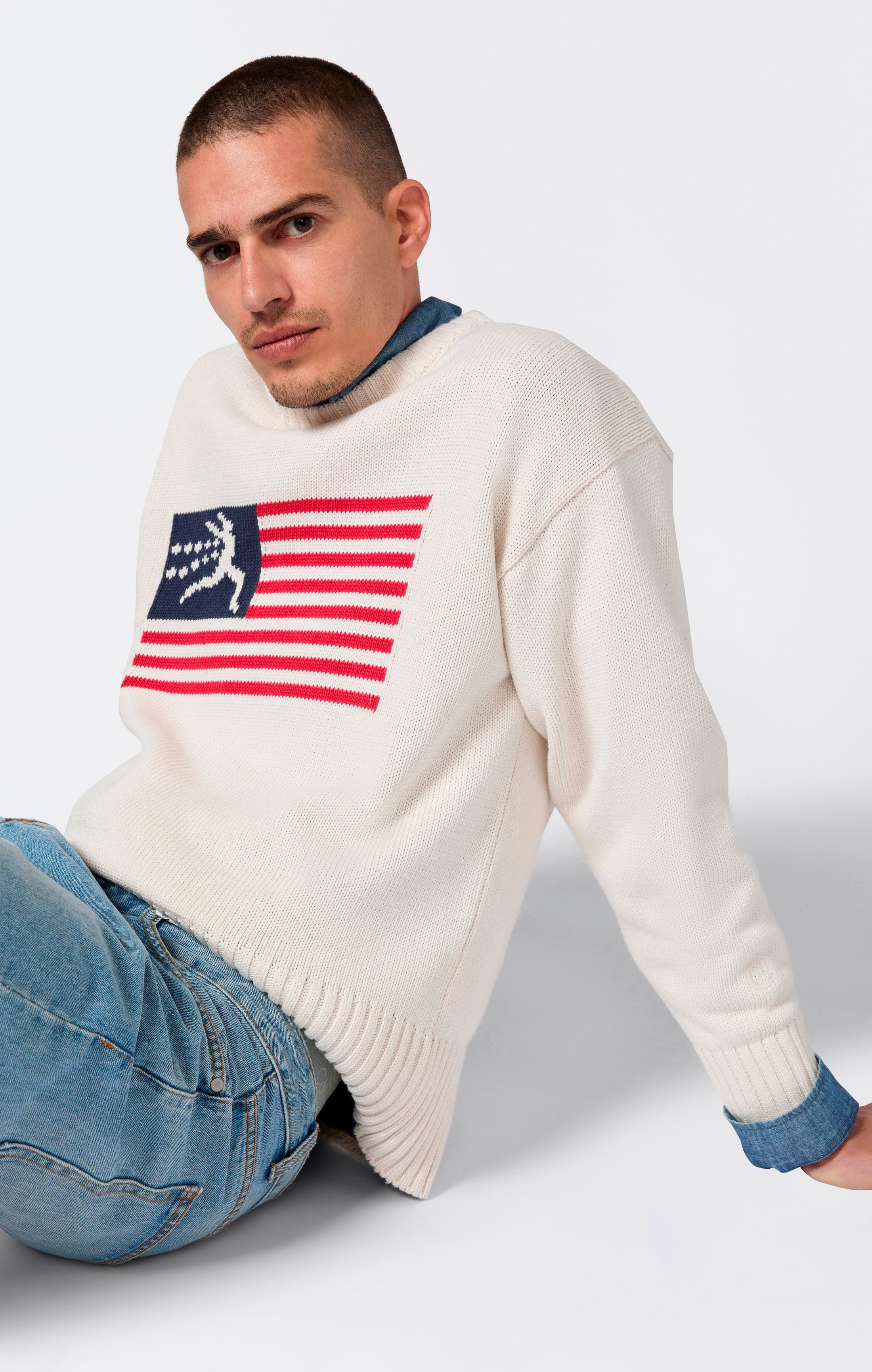 Maglione Girocollo da Uomo Index & Archives Lighthouse
