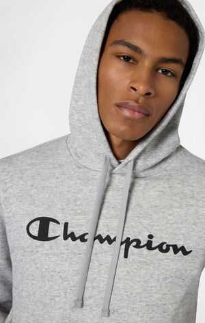 Men’s Lightweight Hooded Sweatshirt with Maxi Printed Logo