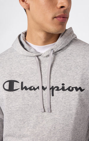 Men’s Lightweight Hooded Sweatshirt with Maxi Printed Logo